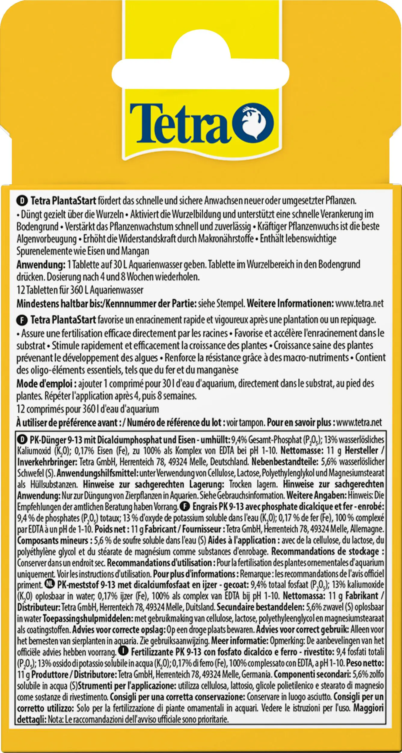 Tetra PlantaStart 12 Tabletten