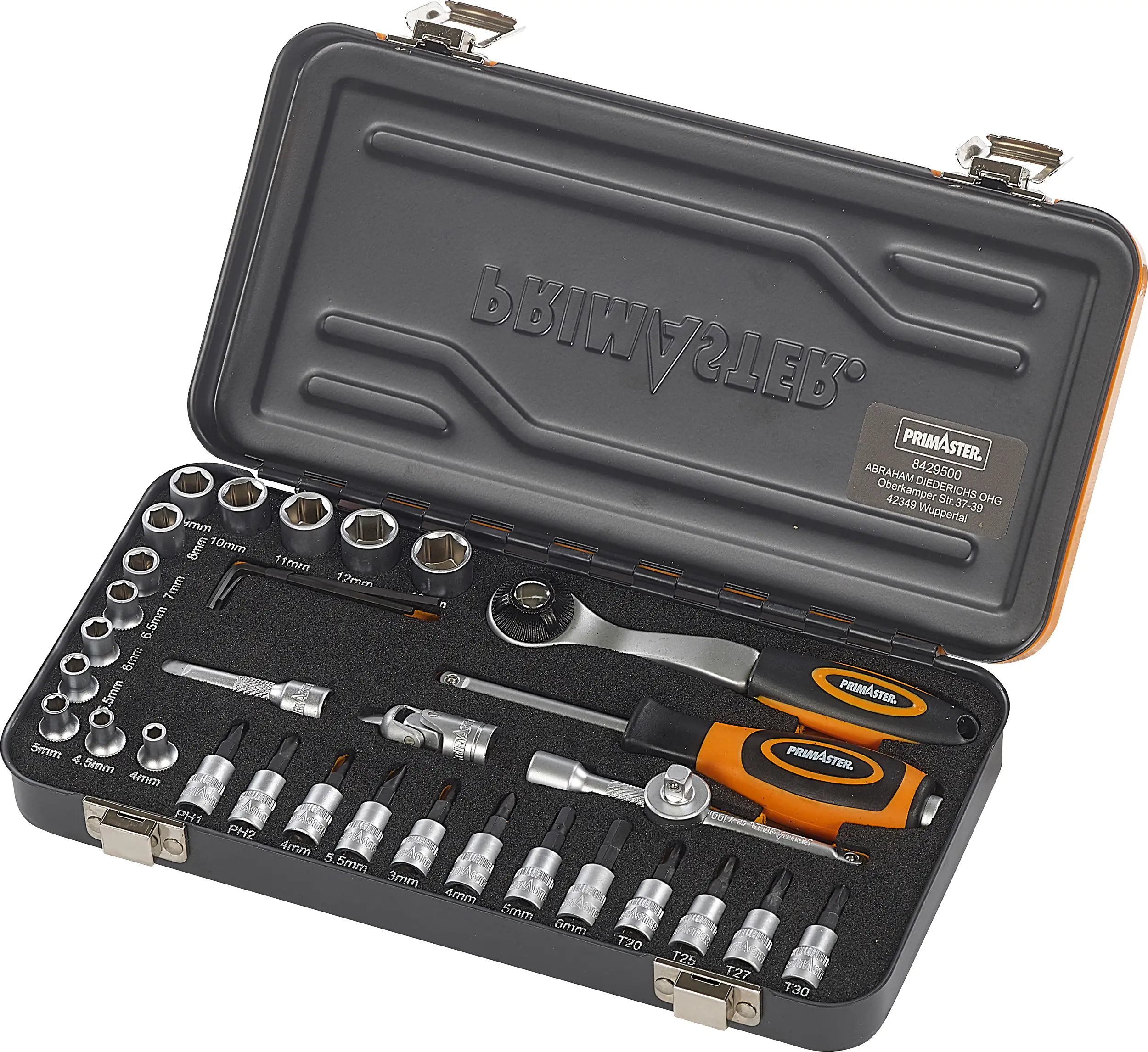 Primaster Mechaniker-Steckschlüssel-Set ST36 36-teilig