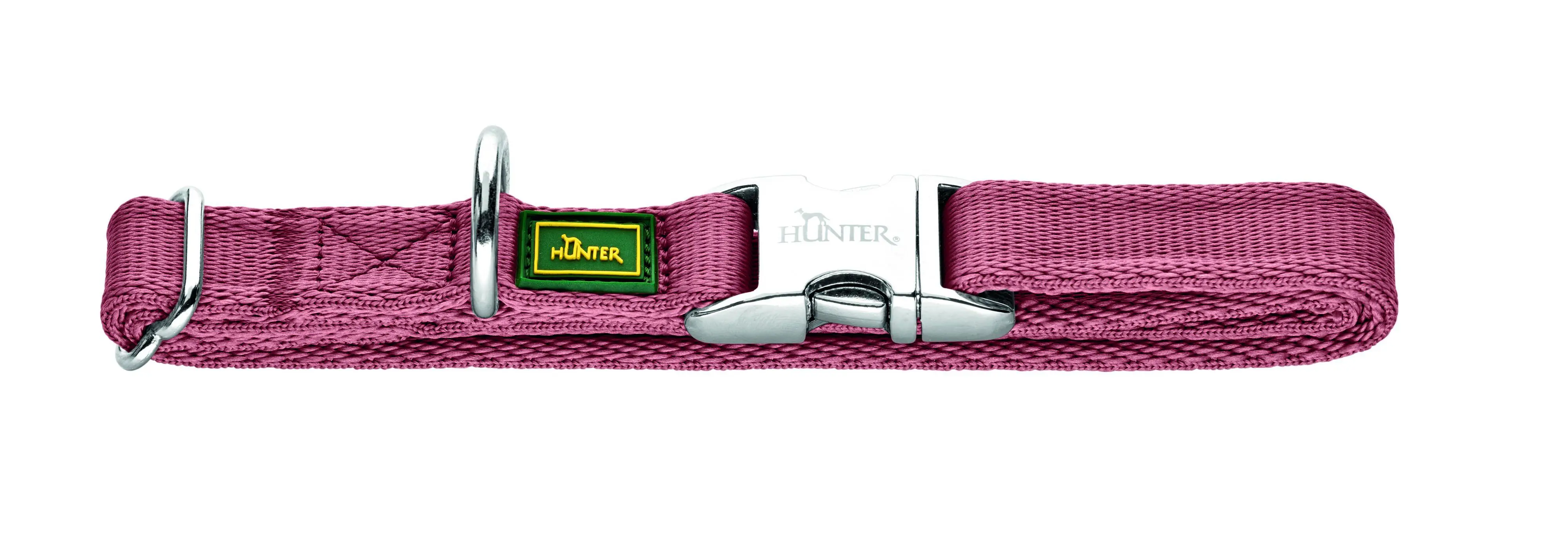 Hunter Hundehalsband Inari Alu-Strong M pastellrot
