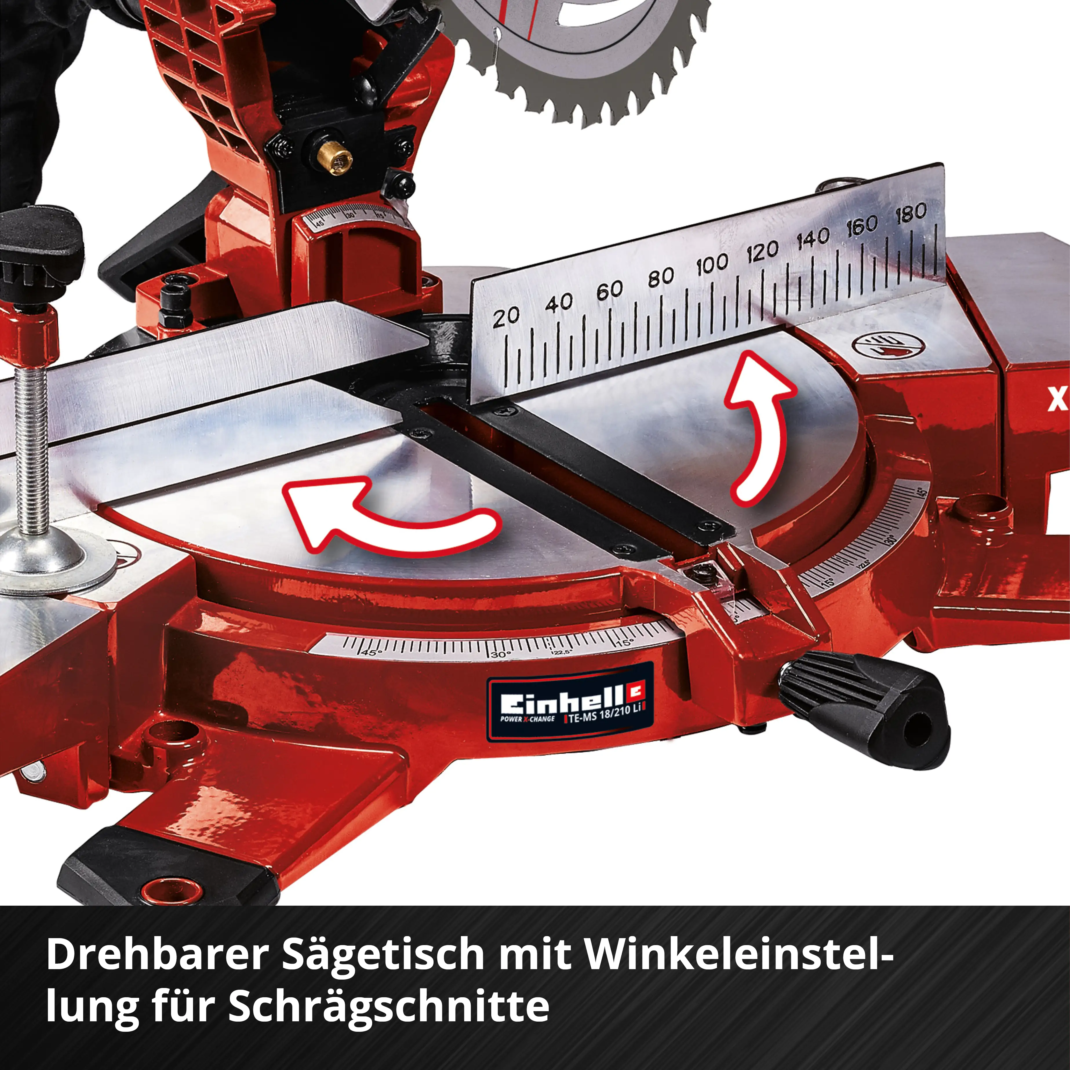 Einhell Expert Akku-Kappsäge TE-MS 18/210 Li Solo 18 V