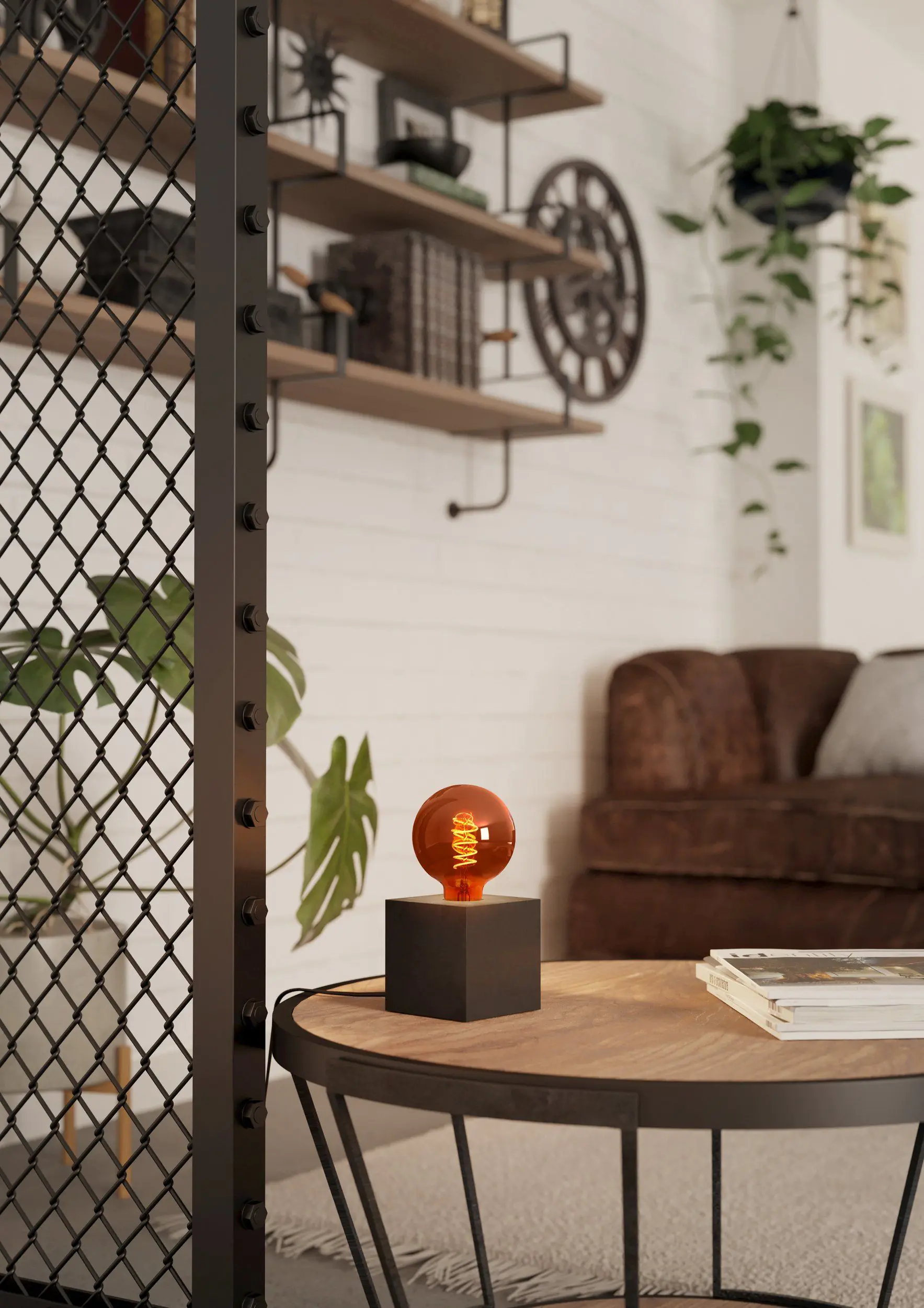 Eglo LED Globe G95 E27 4W kupfer
