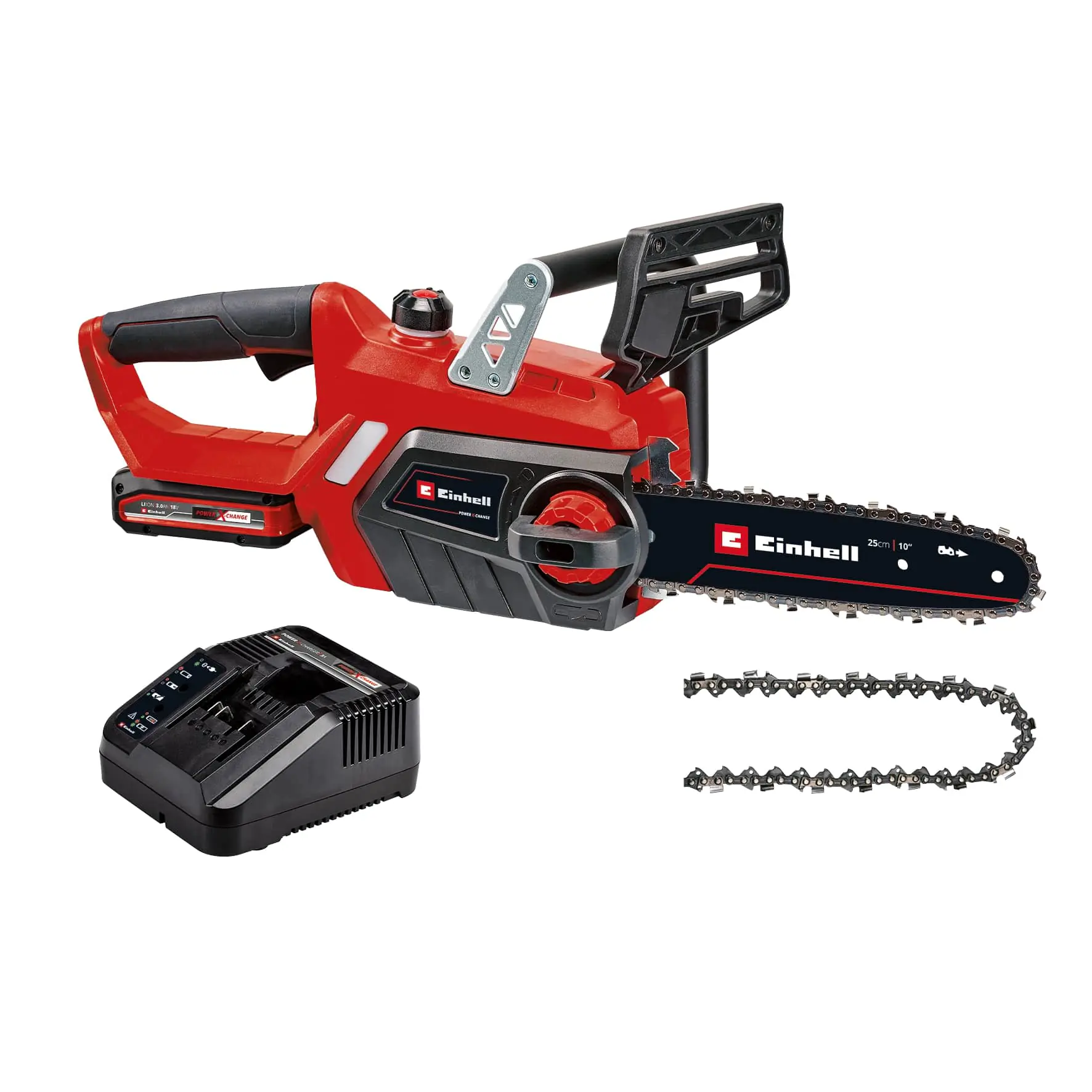 Einhell Akku Kettensäge GE-LC 18/25 Li 3 Ah Set 25 cm Schwertlänge