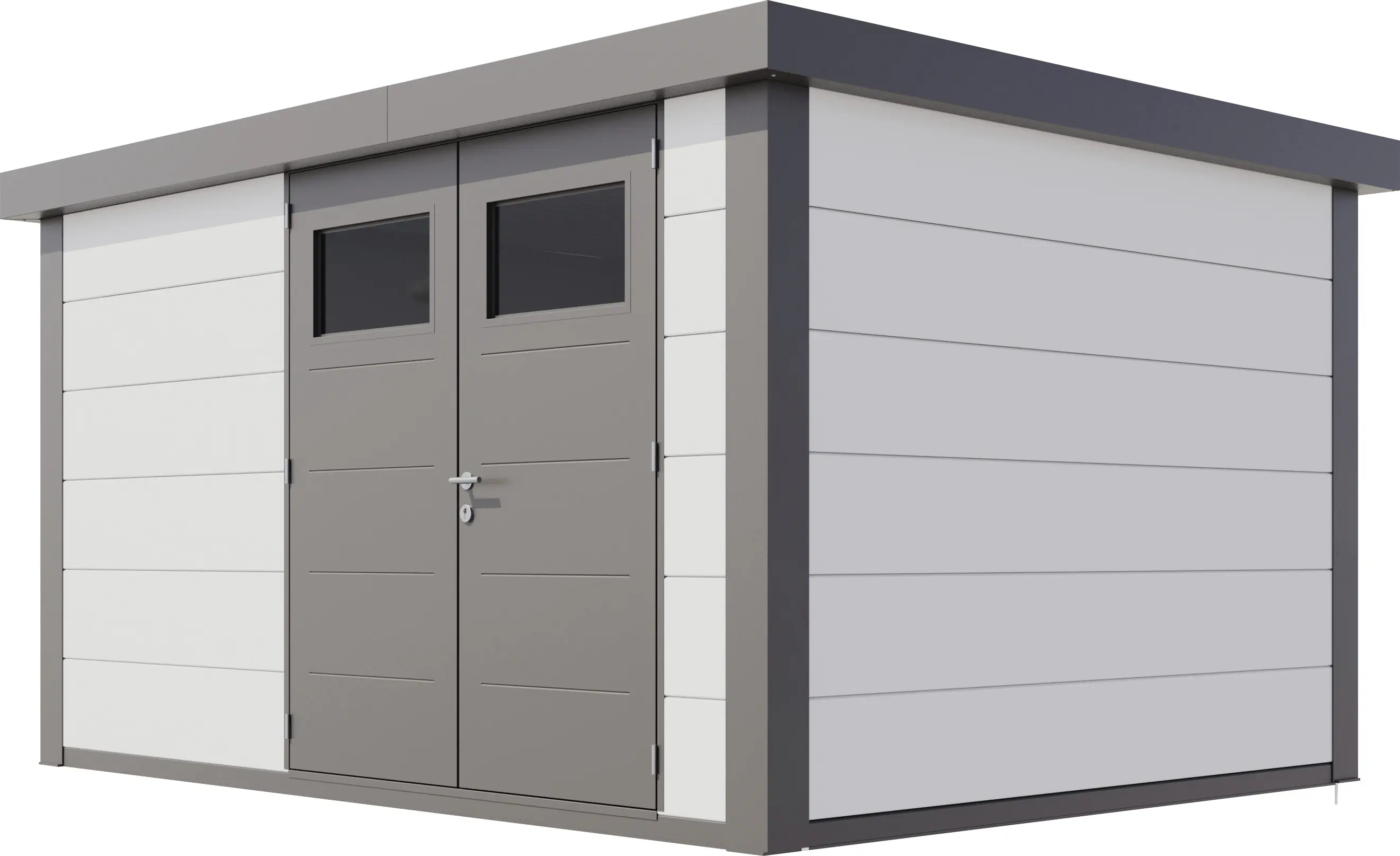 Telluria Gerätehaus Classico 3930 weiß 388 x 298 cm
