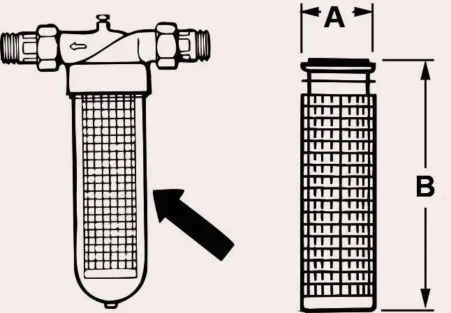 Cornat Ersatz-Filterelement passend zu Feinfilter