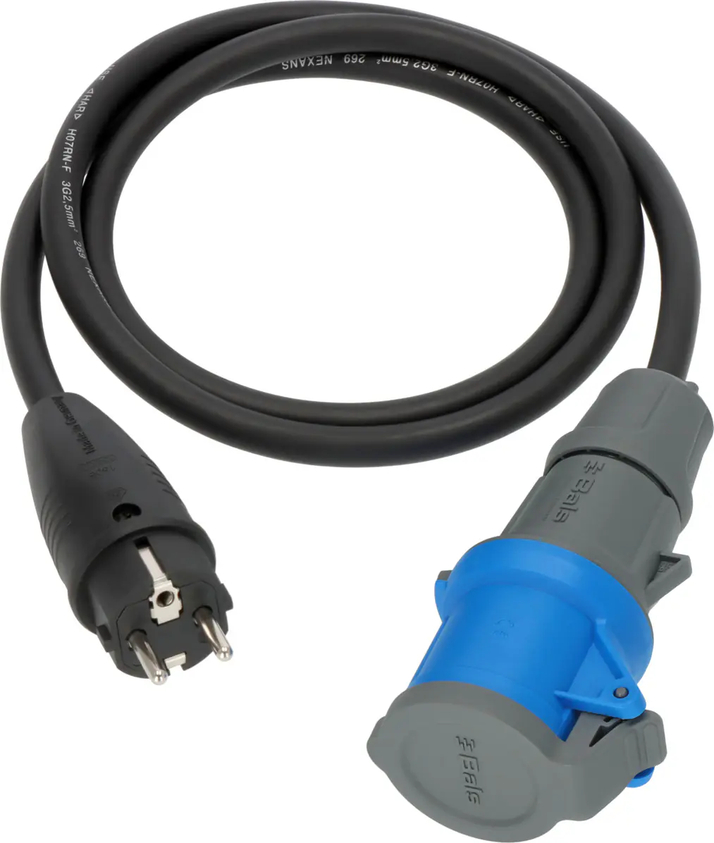 Brennenstuhl Adapterkabel 1,5m Schutzkontaktstecker auf CEE-Kupplung