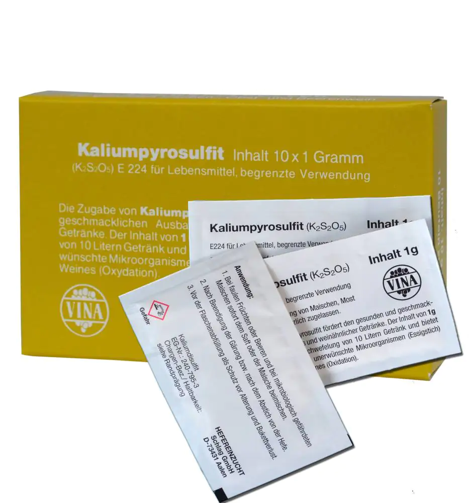 Vina Kaliumpyrosulfit 10 x 1 g