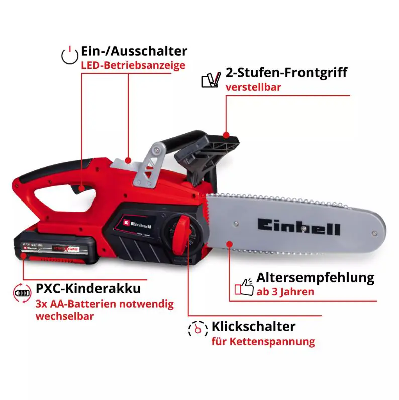 Einhell Kids Kinder-Akkukettensäge 
