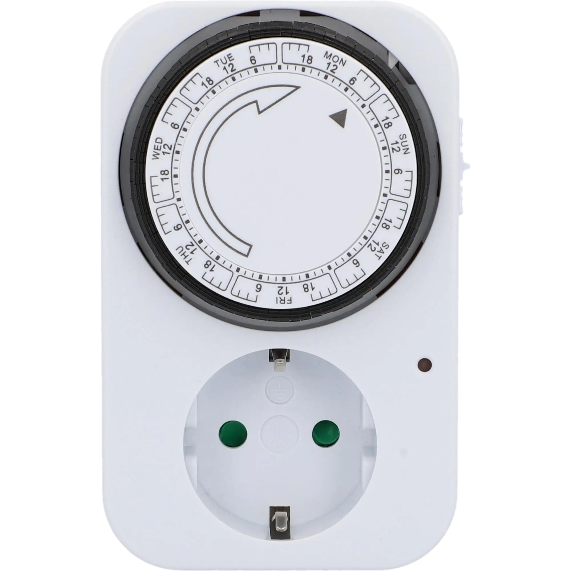 Wochenzeitschaltuhr analog weiß max. 3.500 W