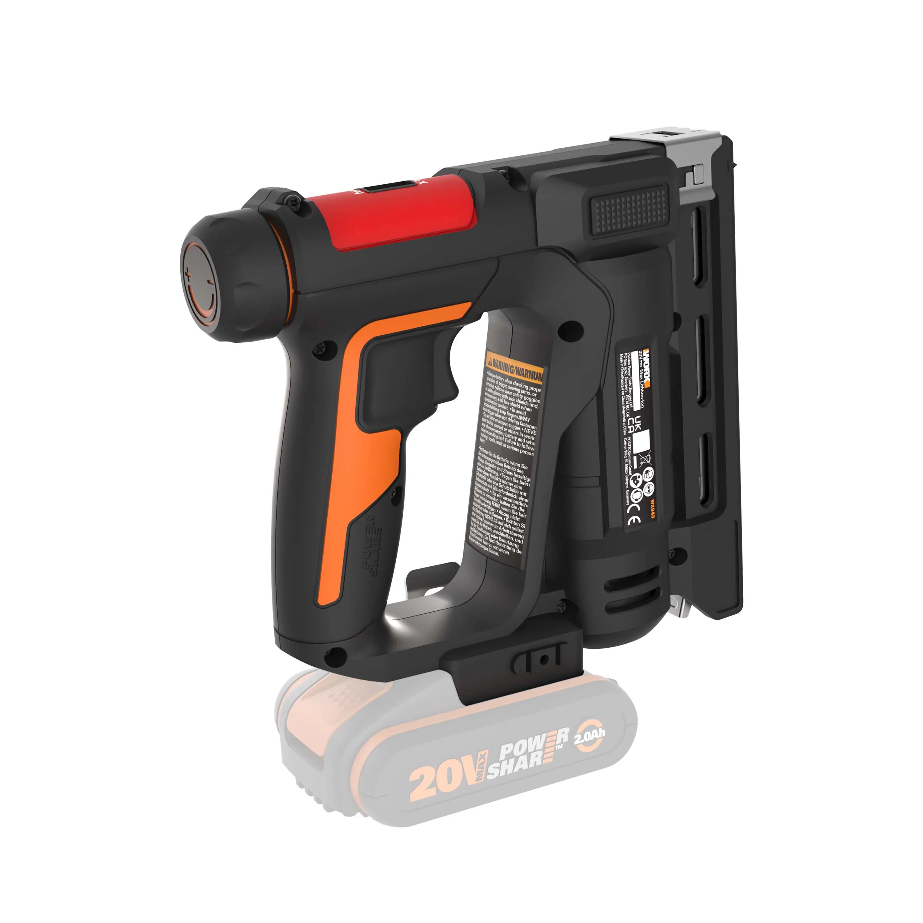 Worx Akku-Nagler & Tacker Nailforce WX843.9 20 V Solo