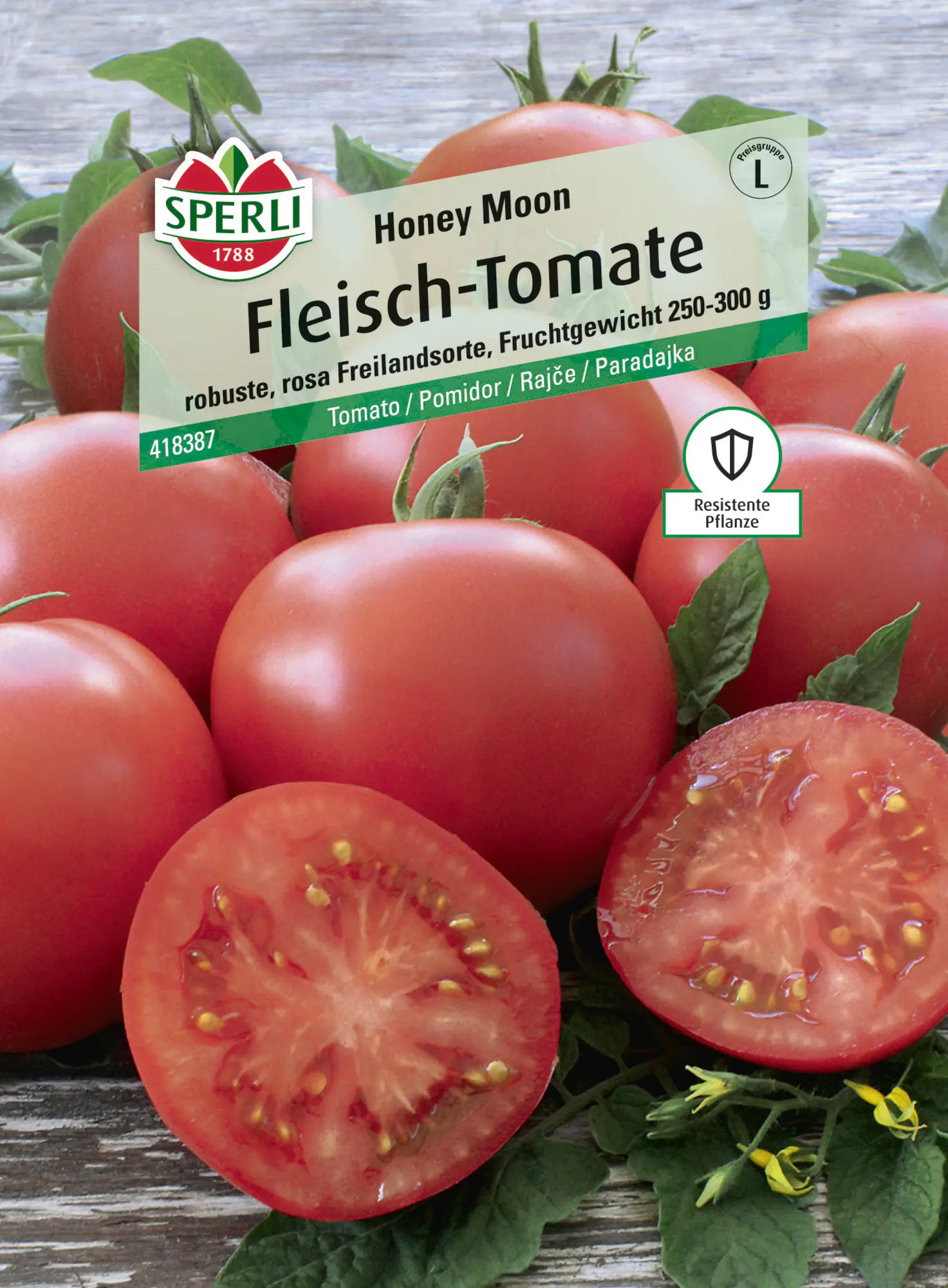 Sperli Saatgut Fleisch-Tomaten Honey Moon F1 für ca. 7 Pflanzen