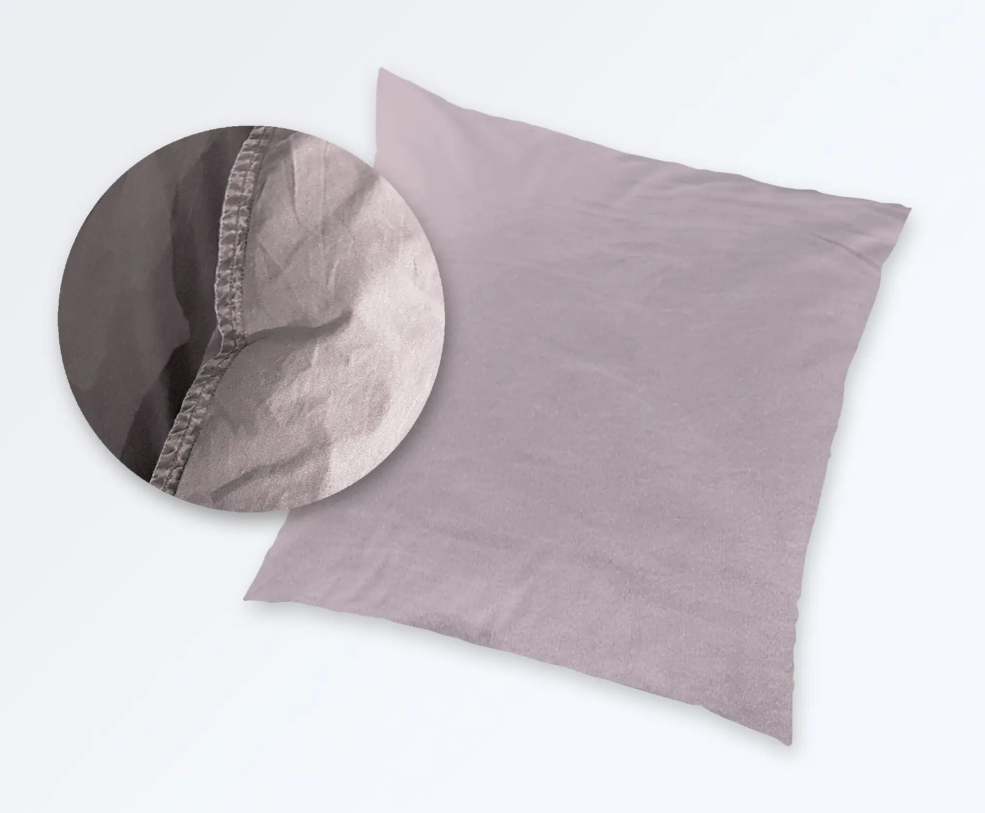 Vario Kissenbezug Renforce Stone Washed rose, 40 x 40 cm