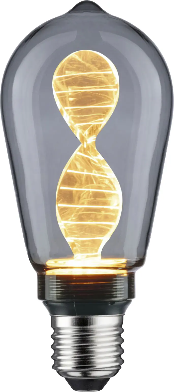 Paulmann LED Leuchtmittel Inner Glow Helix Edison E27 3,5W rauch