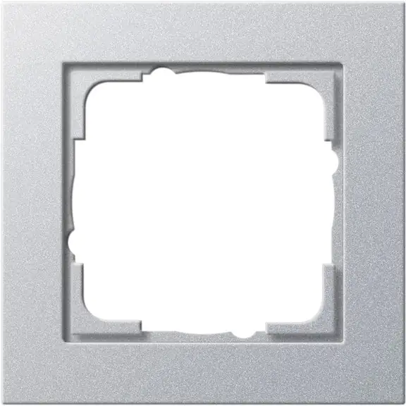 Gira Abdeckrahmen 1-fach E2, aluminium, 021125