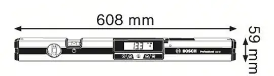 Bosch Professional Digitaler Neigungsmesser GIM 60 inkl. Batterien