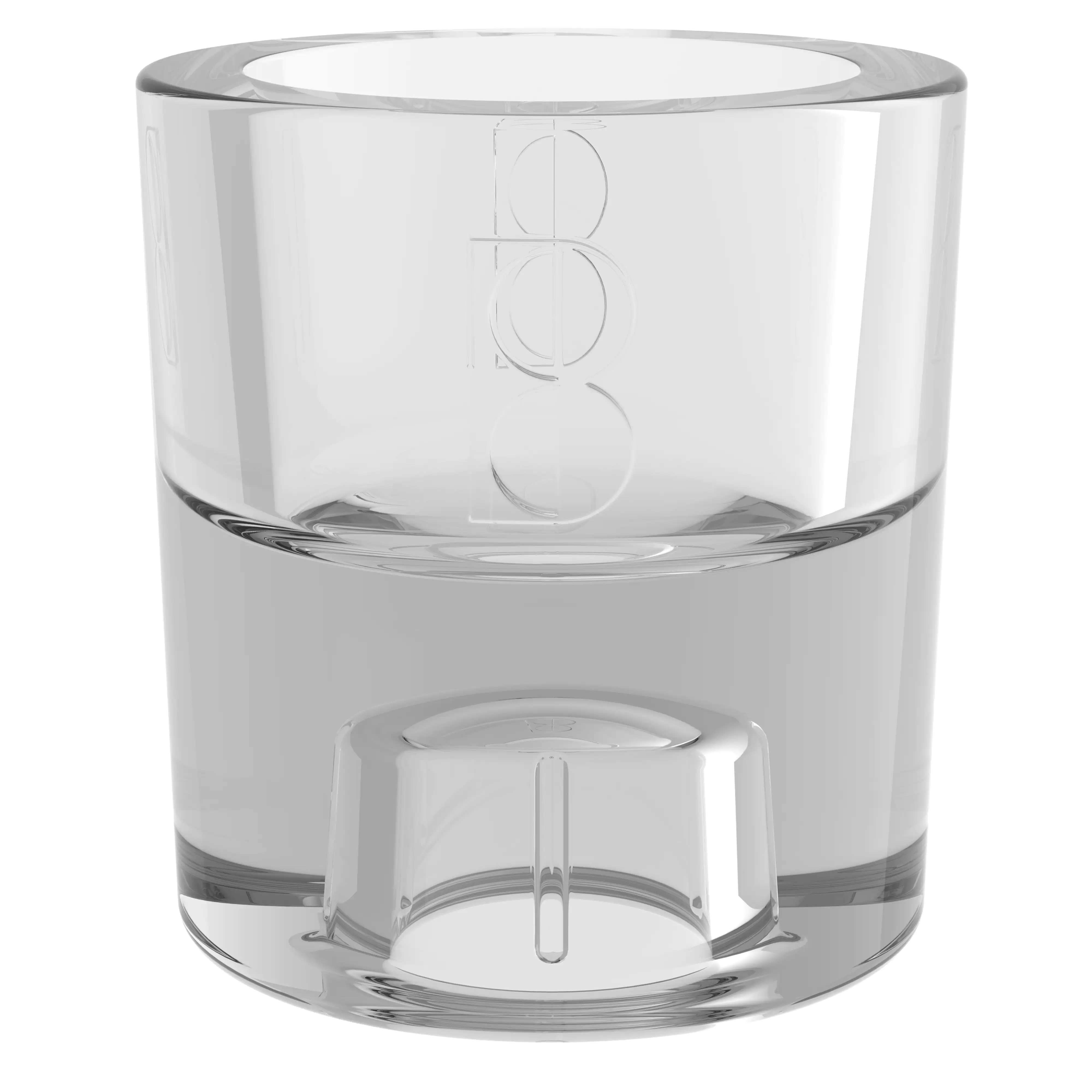 Bolsius Kerzenhalter 2 in 1 transparent