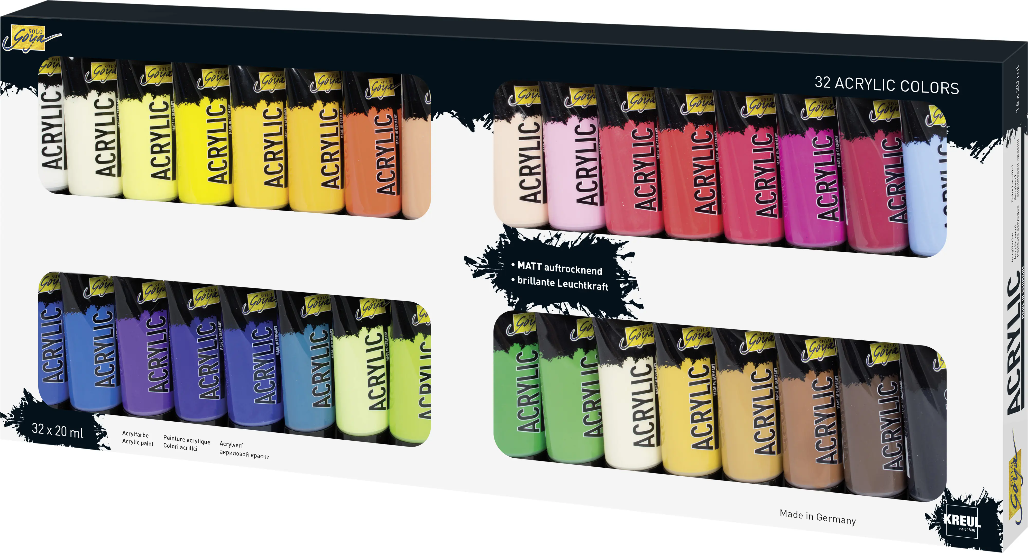 Kreul Solo Goya Acrylic Tuben 32er Set x 20 ml