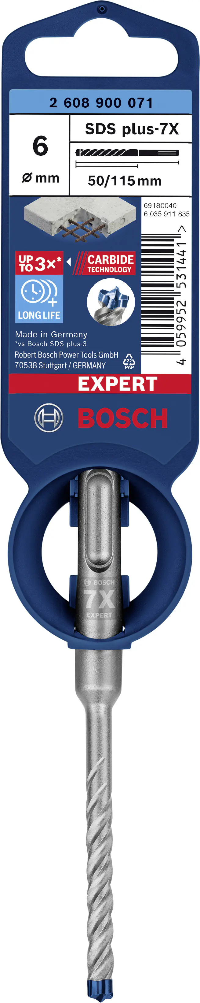 Bosch Expert SDS plus-7X  Hammerbohrer Ø 6 mm