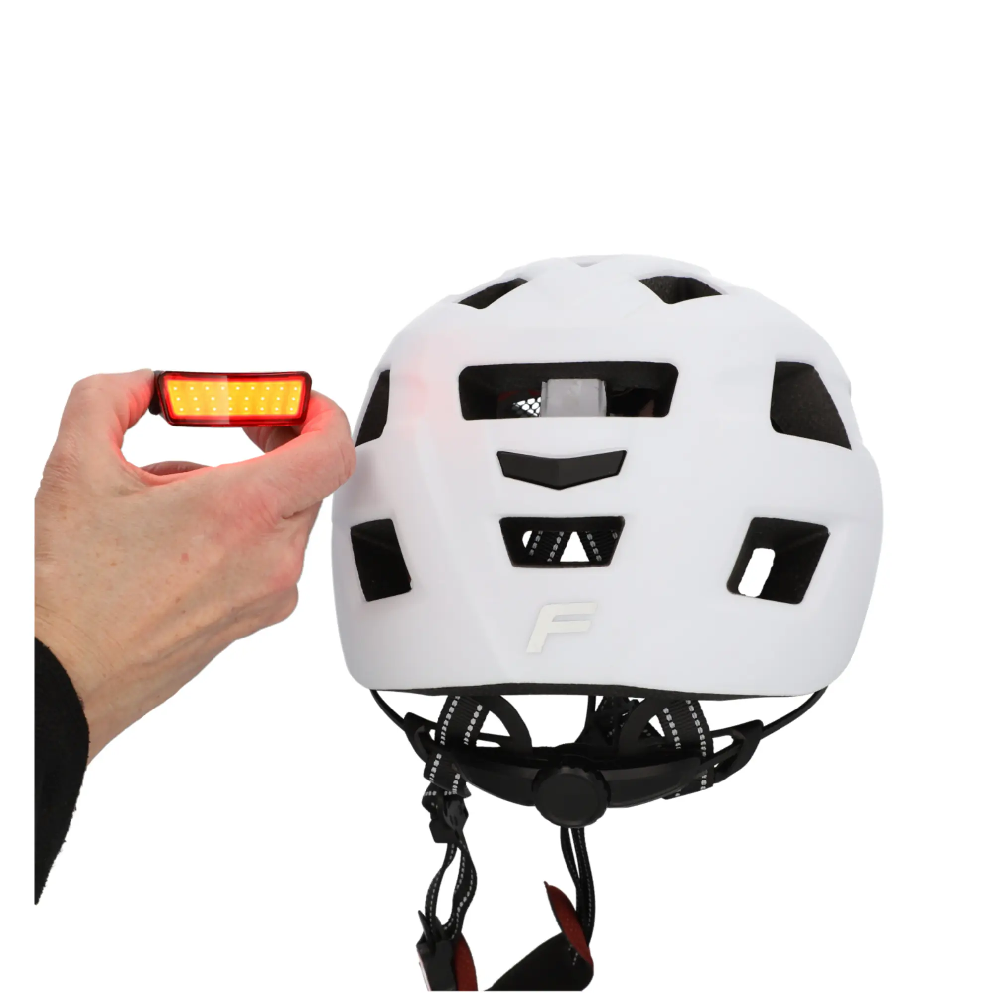 Fischer Fahrradhelm MTB Plus Atlas L/XL weiß/schwarz
