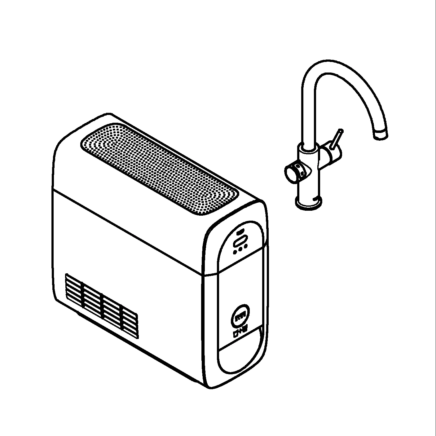 Grohe Blue Home C-Auslauf Starter Kit supersteel