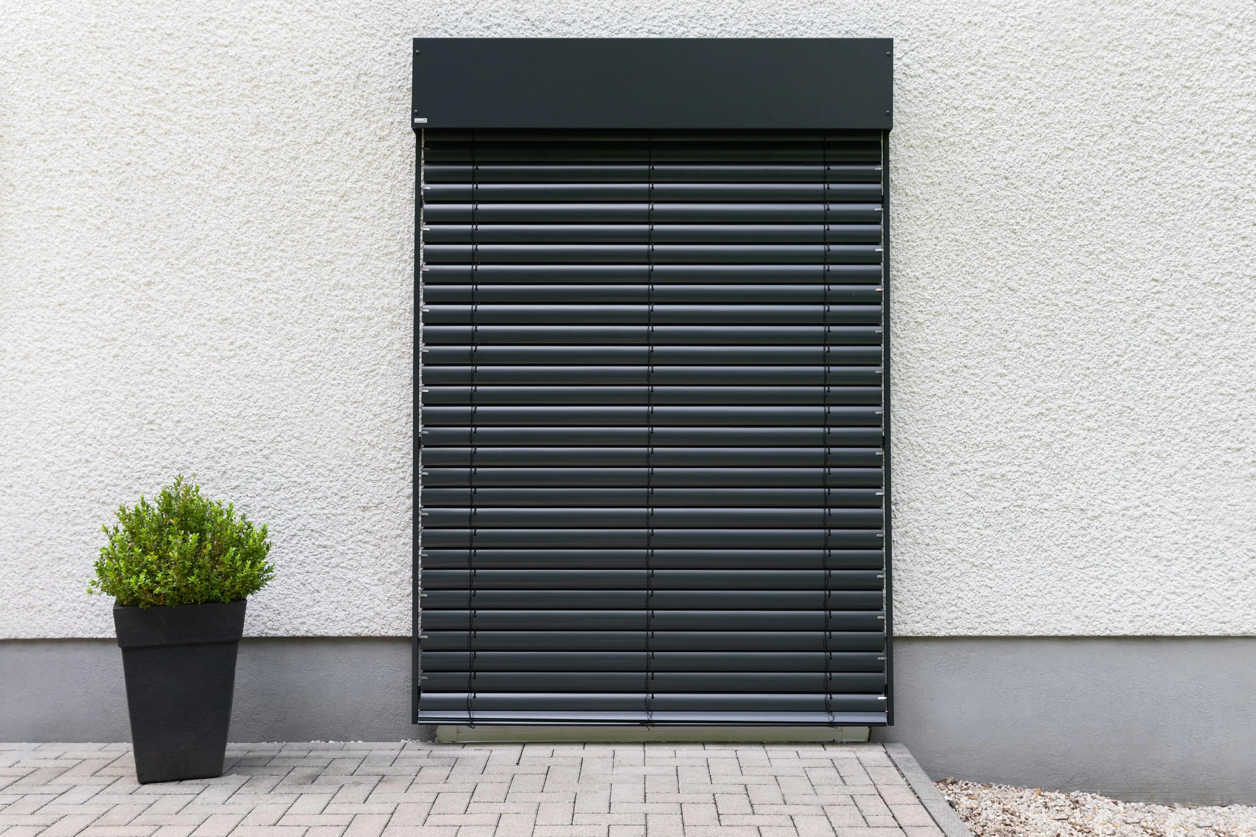 Schellenberg Raffstore Express, anthrazit 240 x 200 cm, Blende 30 cm