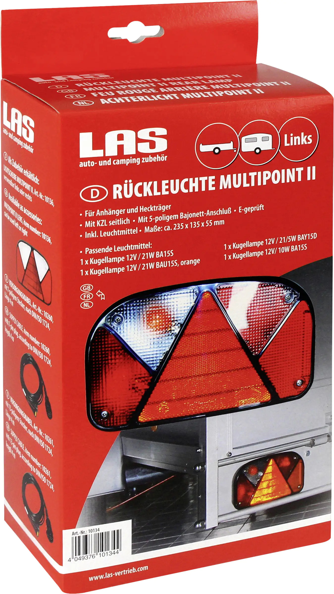 LAS Rückleuchte Multipoint II 10134 links