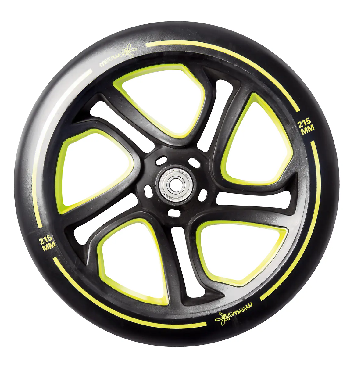 Muuwmi Scooter für Kinder Pro schwarz/limettengrün