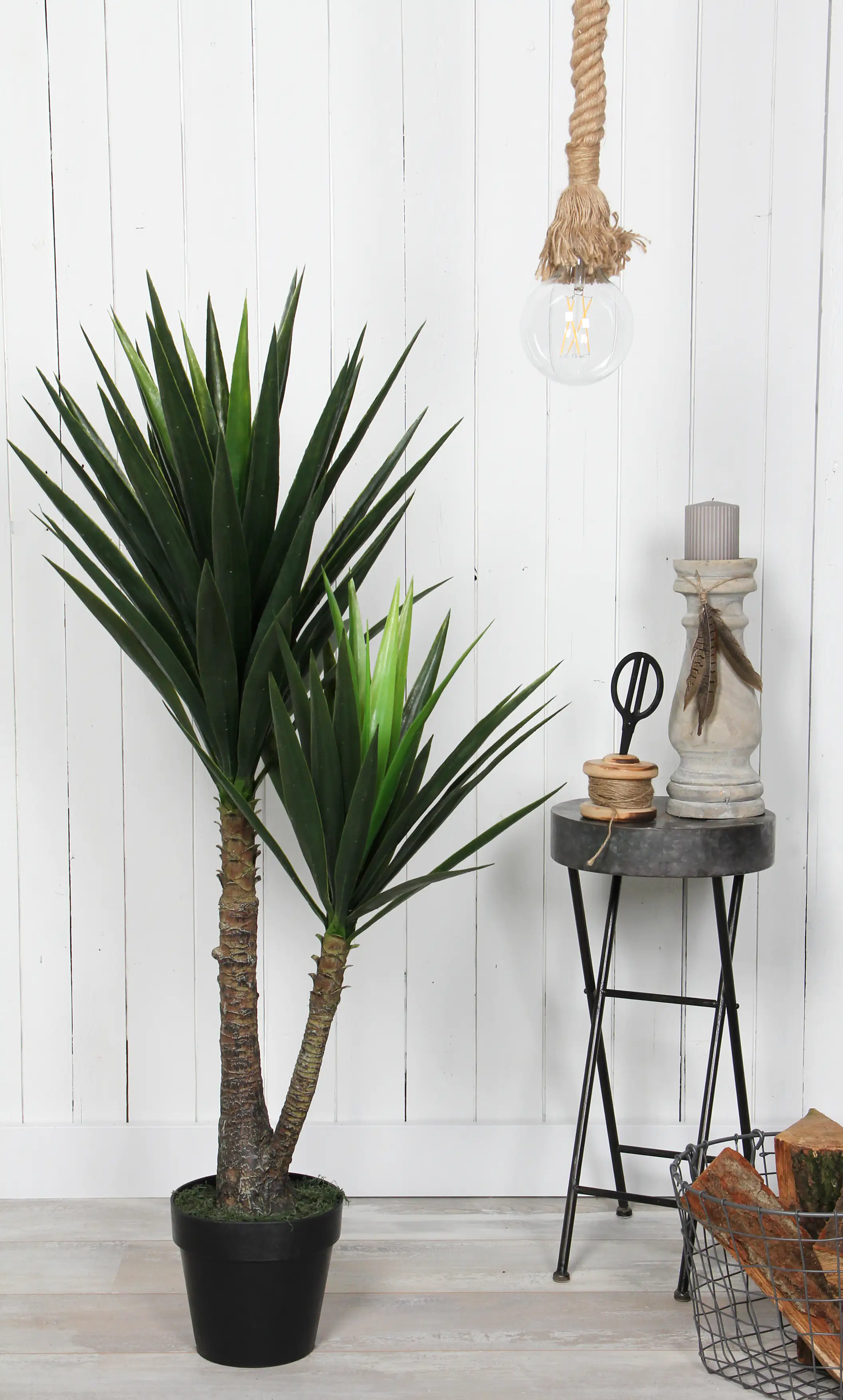 Mica Kunstpflanze Yucca grün 120 cm