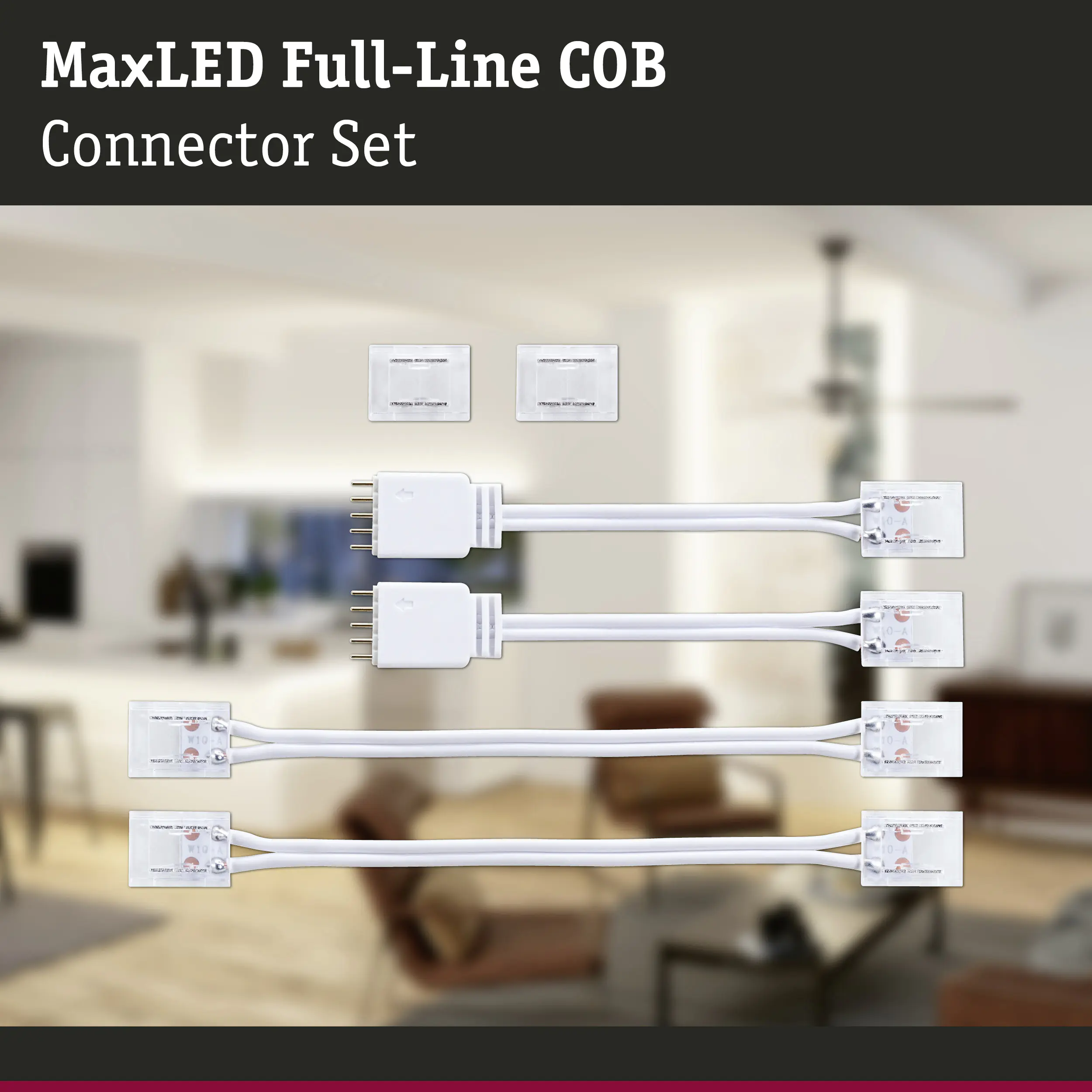 Paulmann Verbinder U-Rail MaxLED Full-Line COB Connector Set weiß