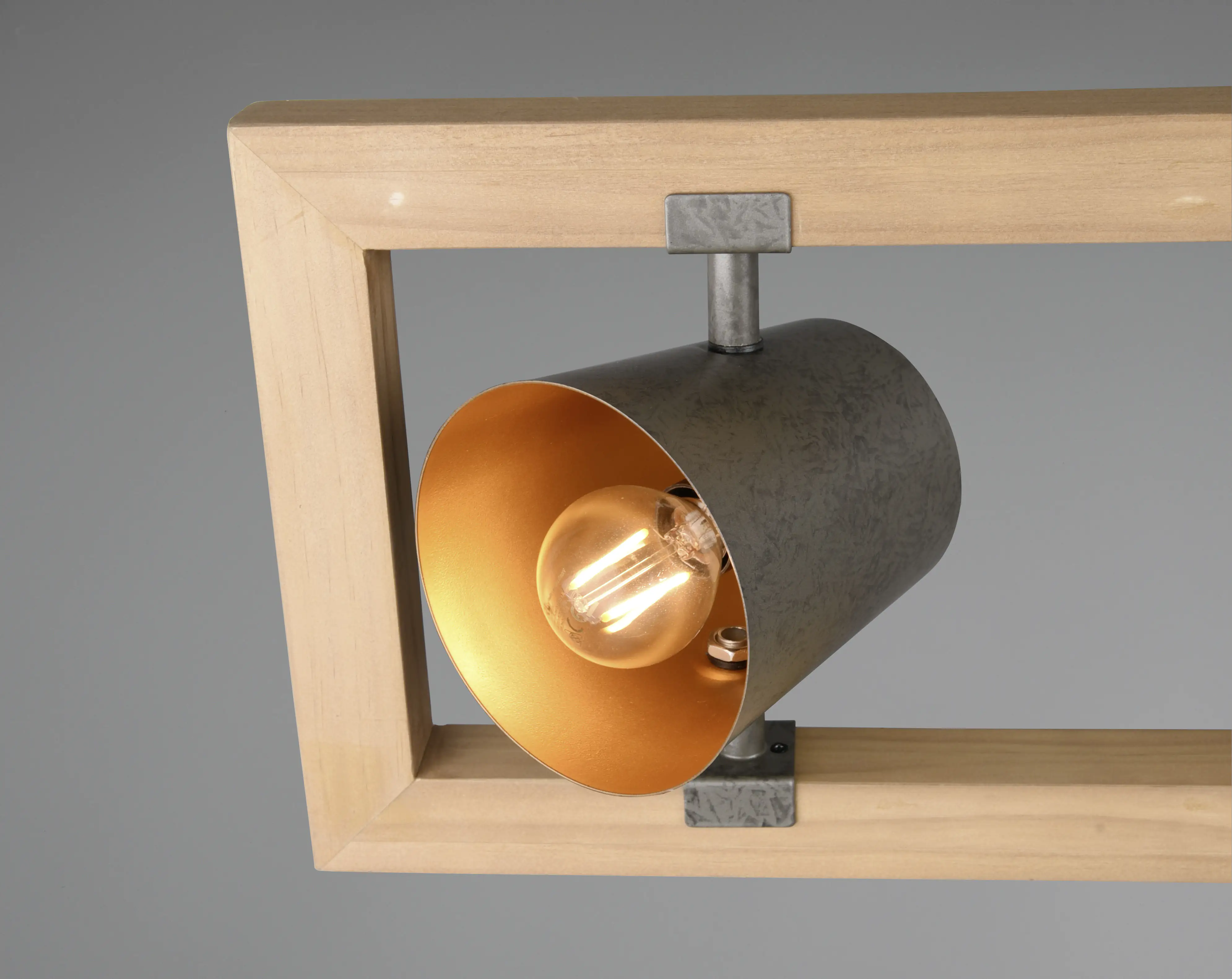 Trio Leuchten Pendelleuchte Bell 4-flammig nickel antik