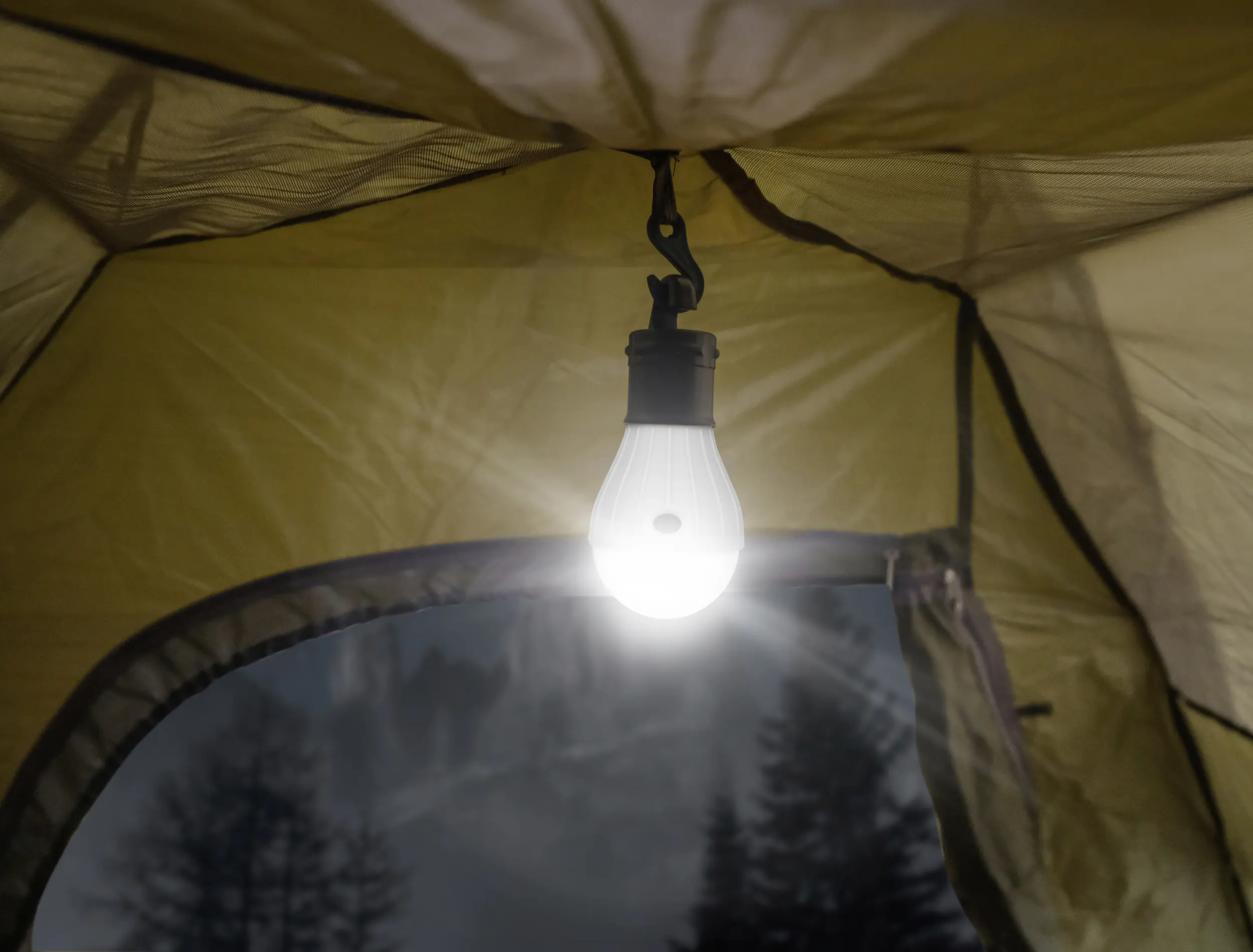 Calima Camping Hängelampe Kunststoff Batteriebetrieb