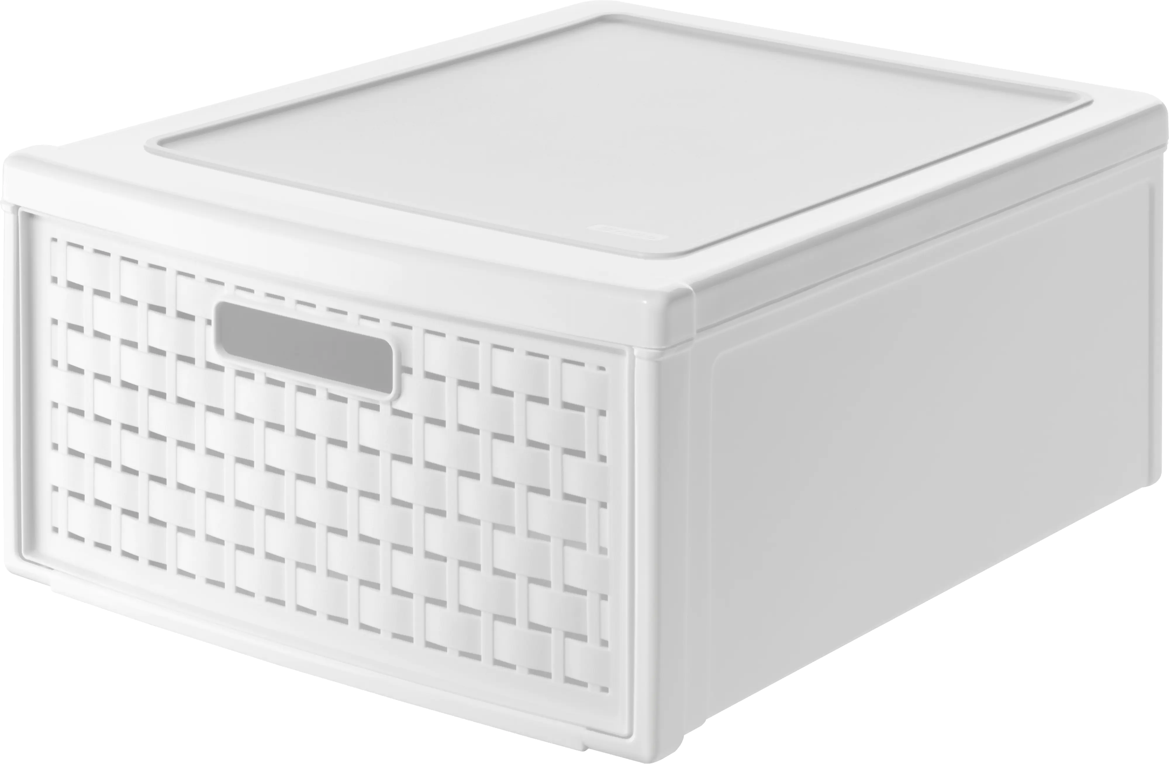 Rotho Schubladenbox Country groß, 19,2 L weiß
