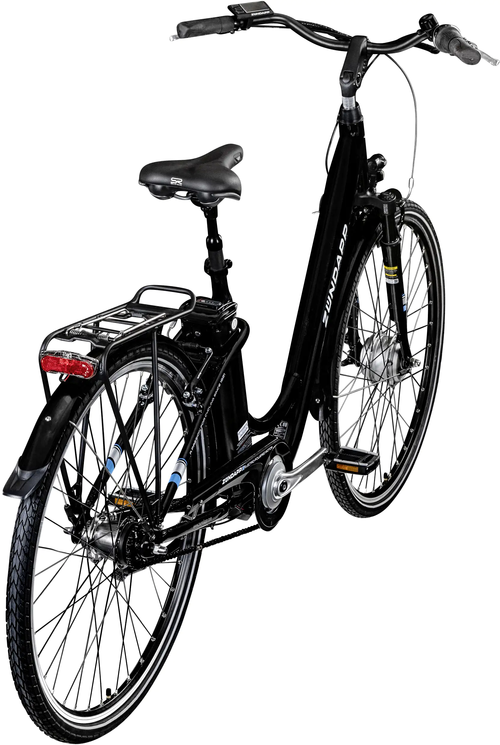 Zündapp E-Bike City Green 3.7 700c 28 Zoll RH 48cm 7-Gang 536 Wh schwarz blau