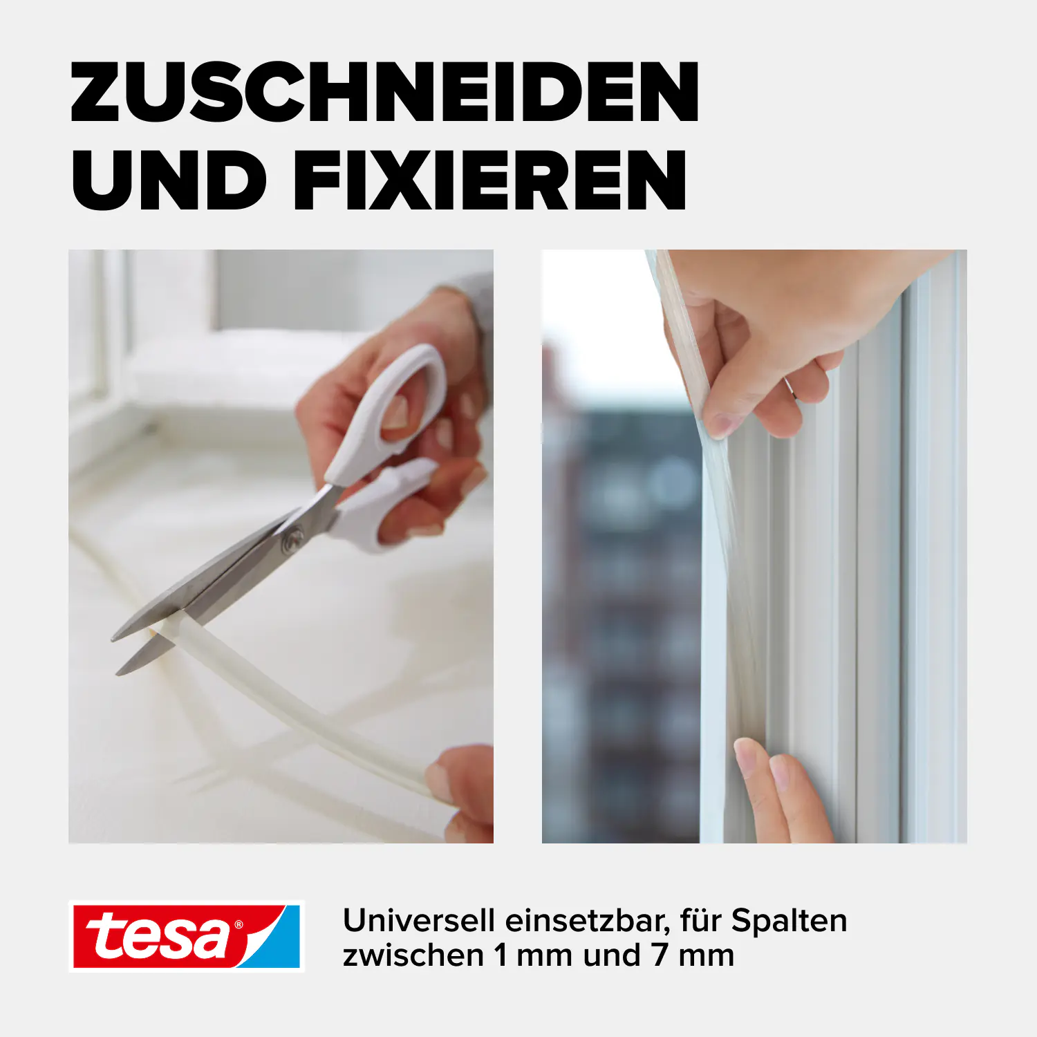 tesa Moll Dichtungsprofil Super Flex 6 m, transparent