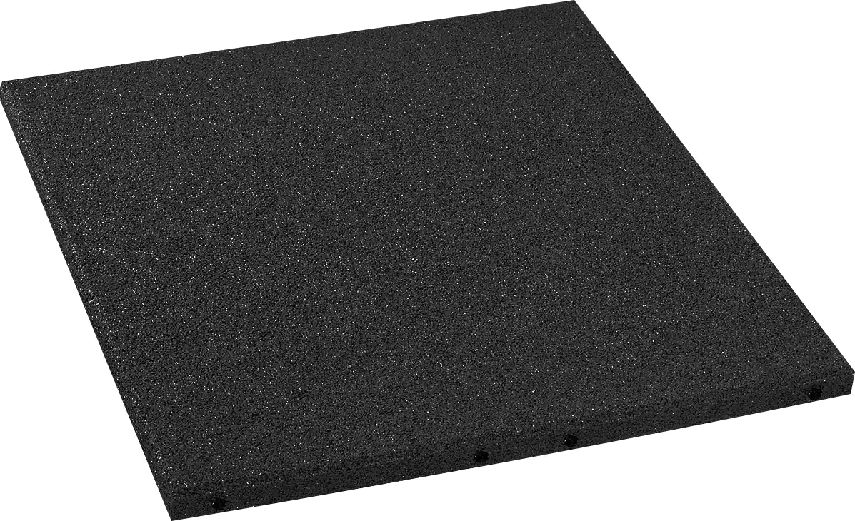 Fallschutzmatte schwarz 400 x 400 x 30 mm