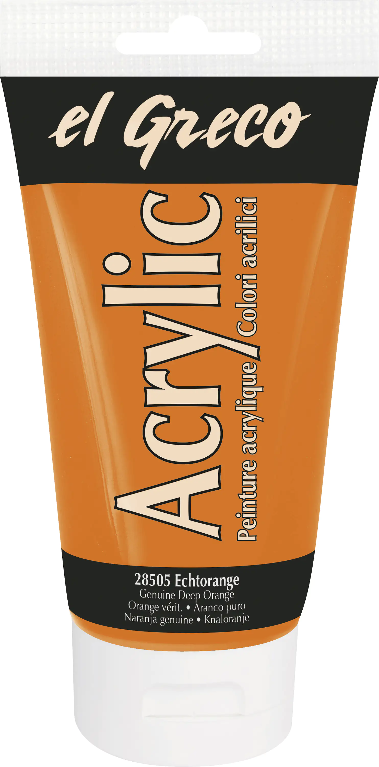 Kreul el Greco Acrylic Tube echtorange 150 ml