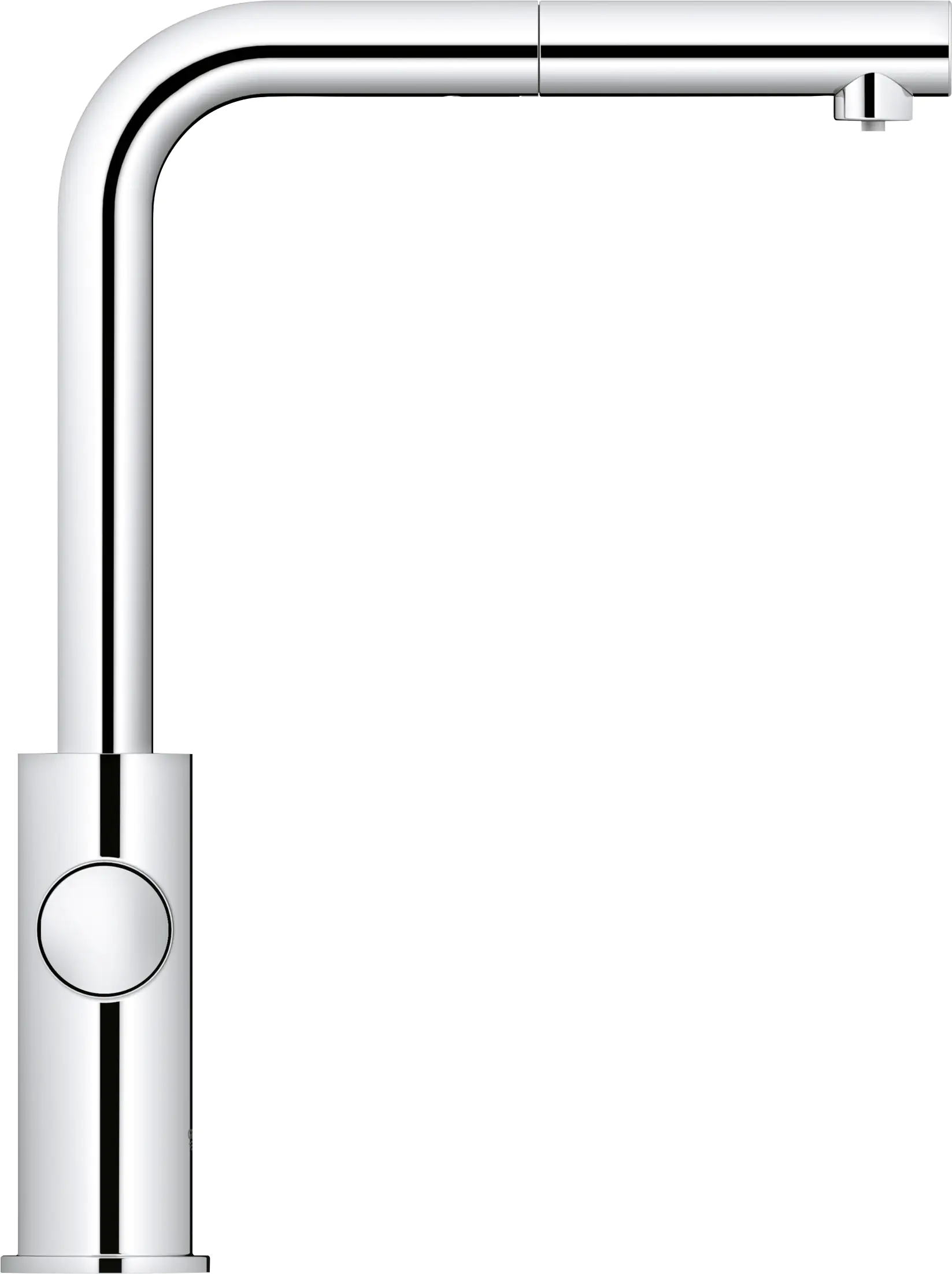 Grohe Blue Home L-Auslauf Starter Kit mit herausziehbarem Mousseurauslauf chrom