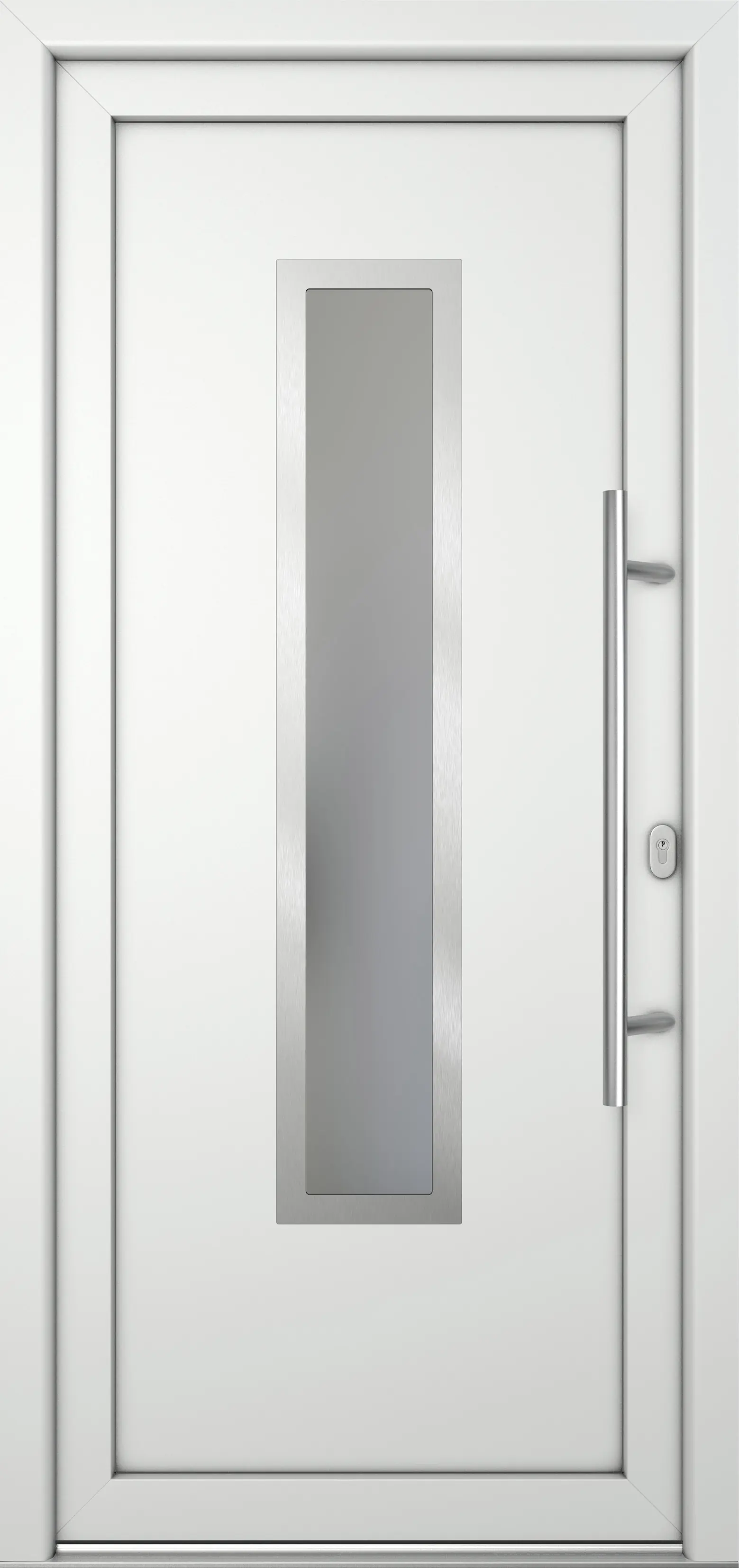 Meeth Haustür Signum Pro PVC Modell 32 88 x 200 cm DIN Rechts weiß
