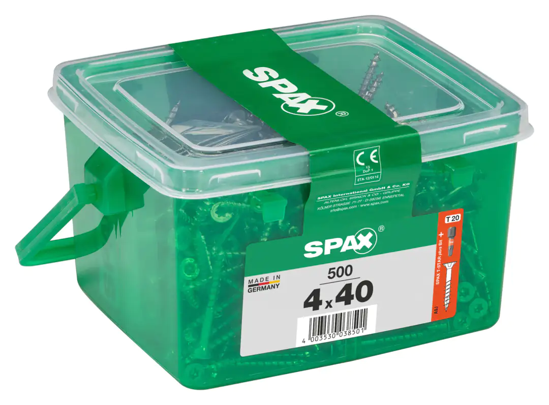 Spax Universalschrauben 4.0 x 40 mm TX 30 - 500 Stk.