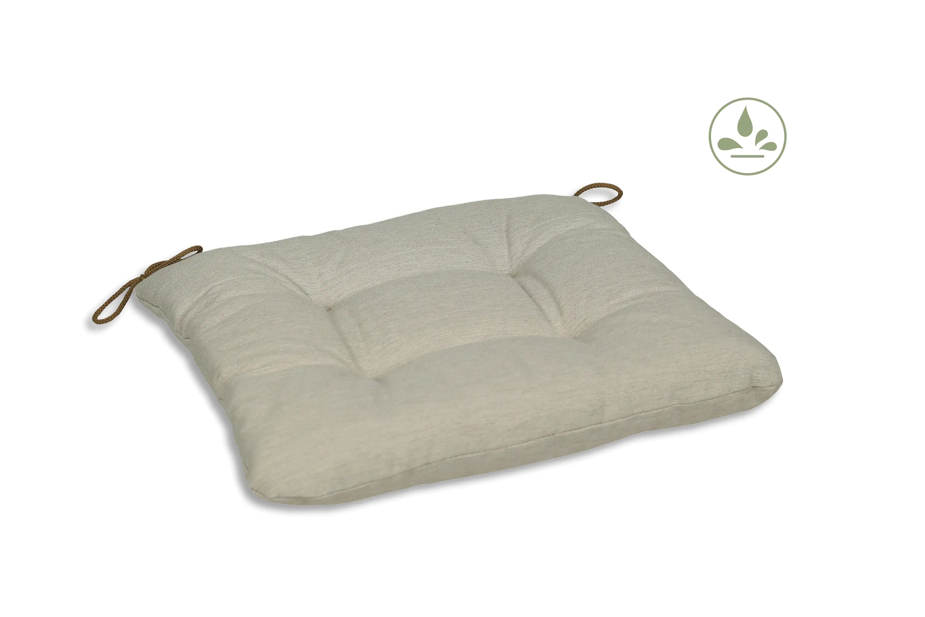 GO-DE Sitzkissen Carina 38 cm x 38 cm x 5 cm, beige