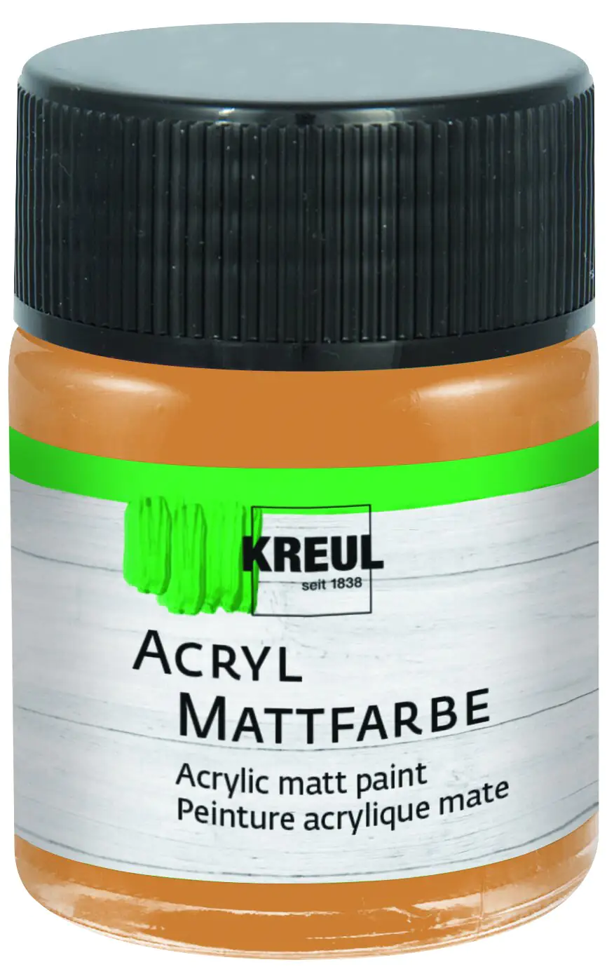 Kreul Acryl Mattfarbe ocker 50 ml