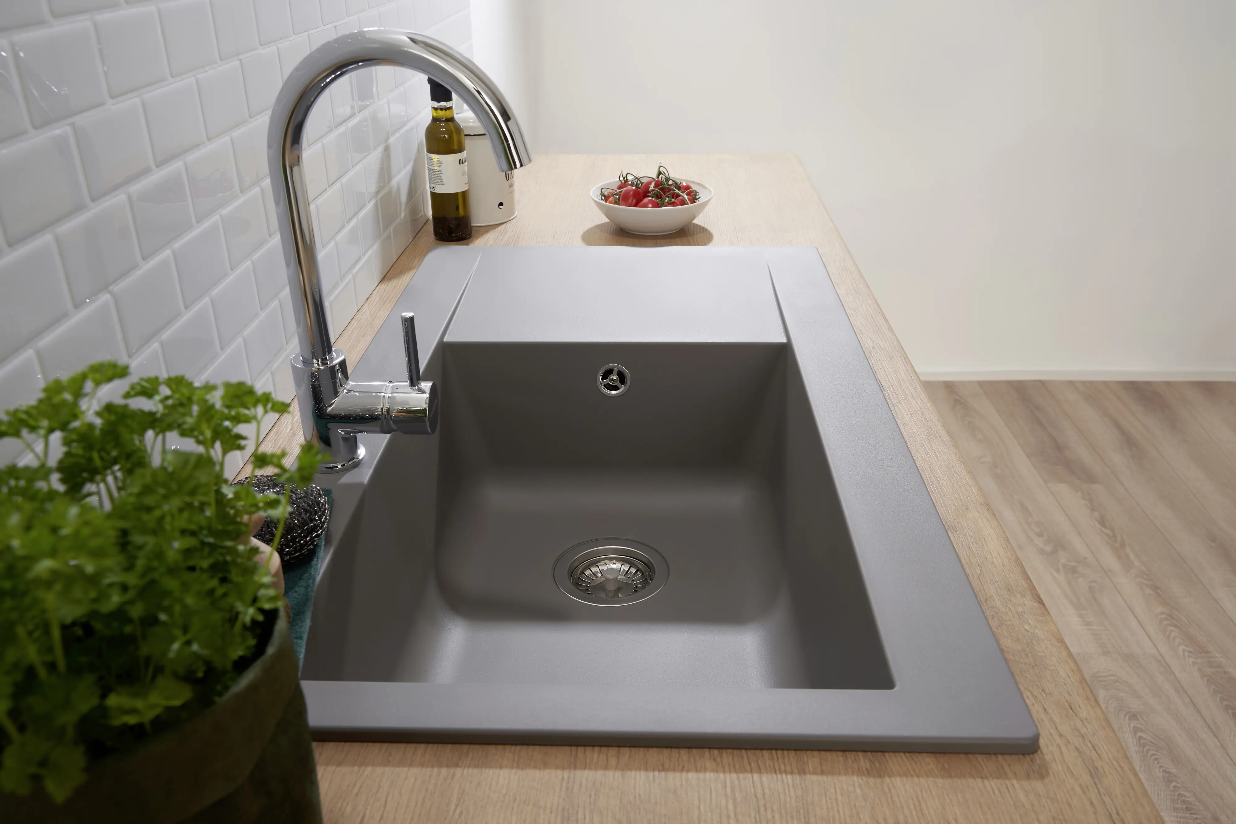 respekta Mineralite Einbauspüle 1 Becken Denver 86 x 50 cm 86 x 50 cm
