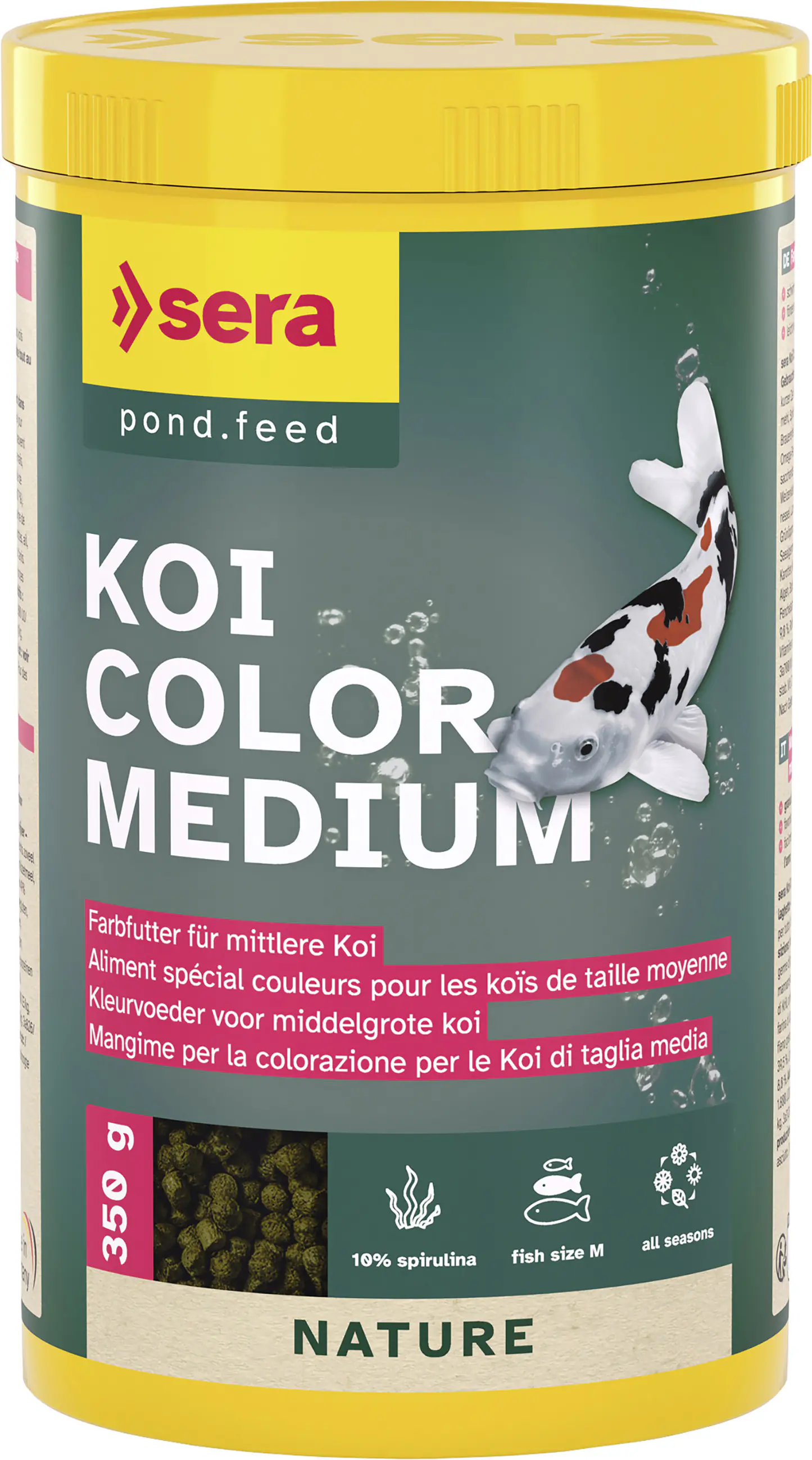 Sera Koifutter Color Medium für mittelgroße Koi 1 L