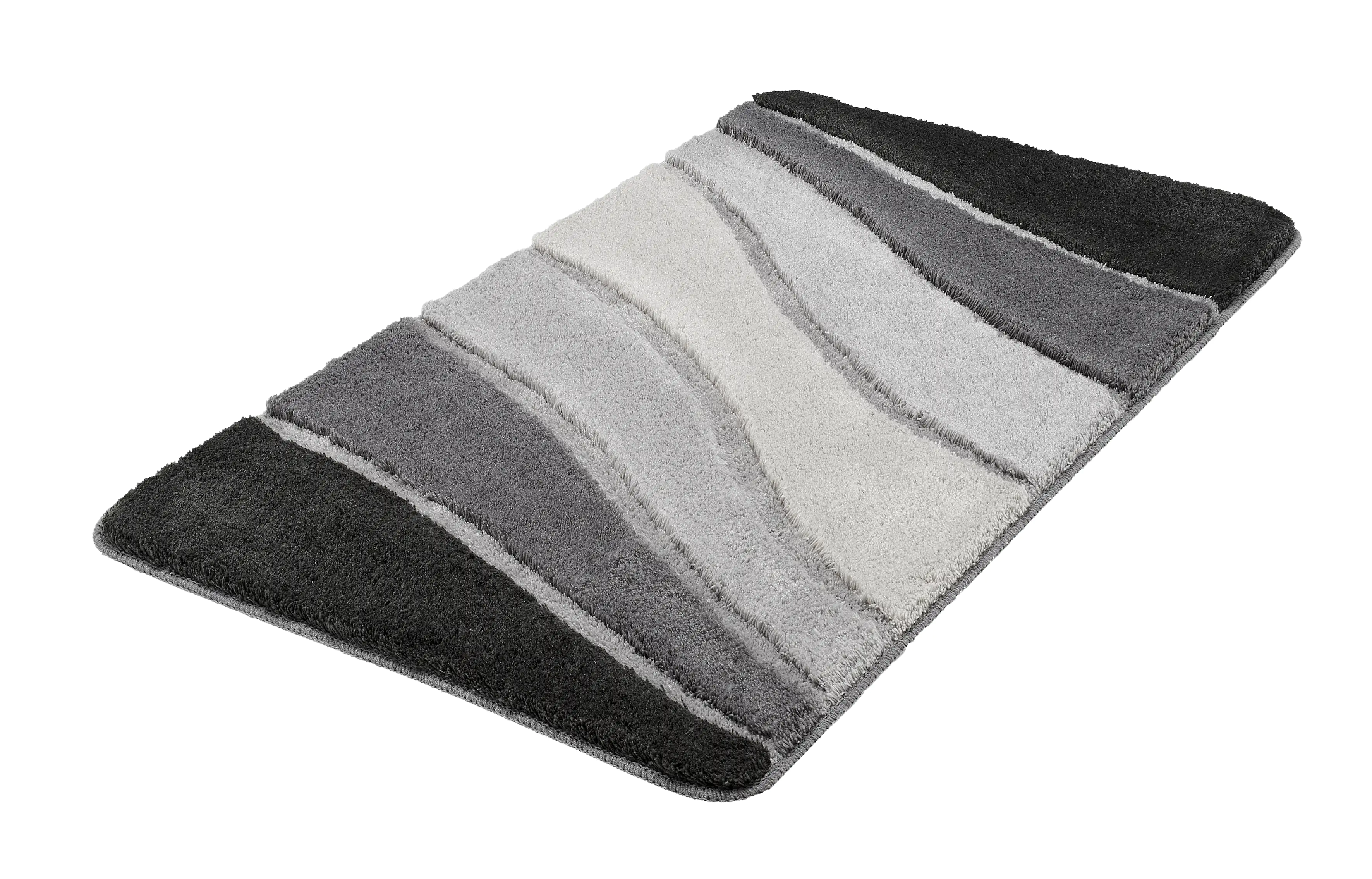 Kleine Wolke Badteppich Ocean schiefer, 60 x 100 cm
