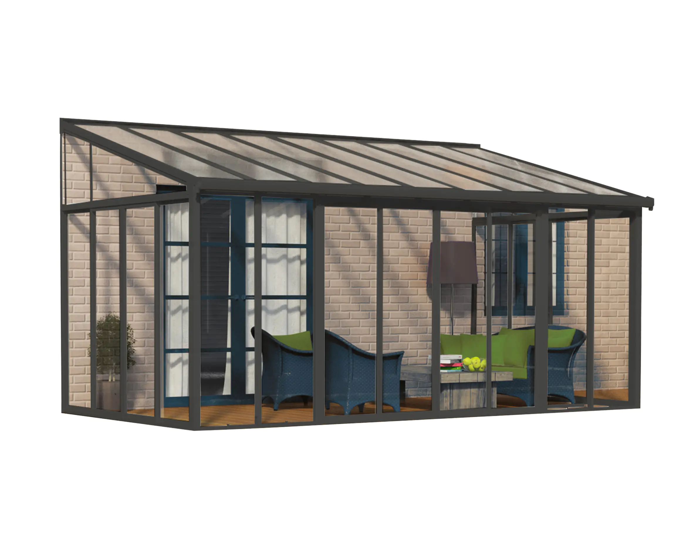 Canopia Wintergarten SanRemo 3x5.46 546 x 294-300 x 289-310 cm (BxTxH)