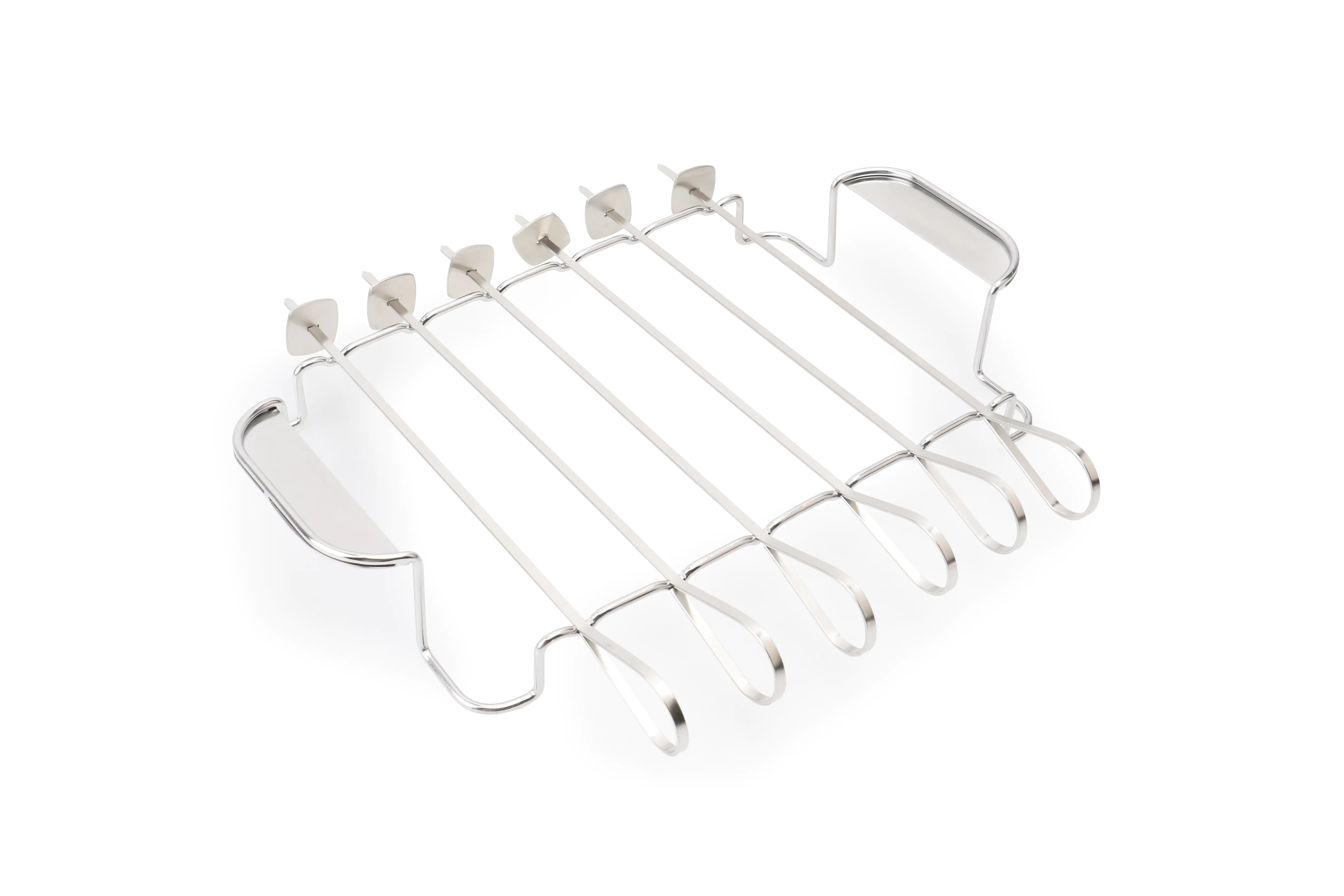 Primaster Grillspieß Set Premium Edelstahl inkl.  6 Spieße