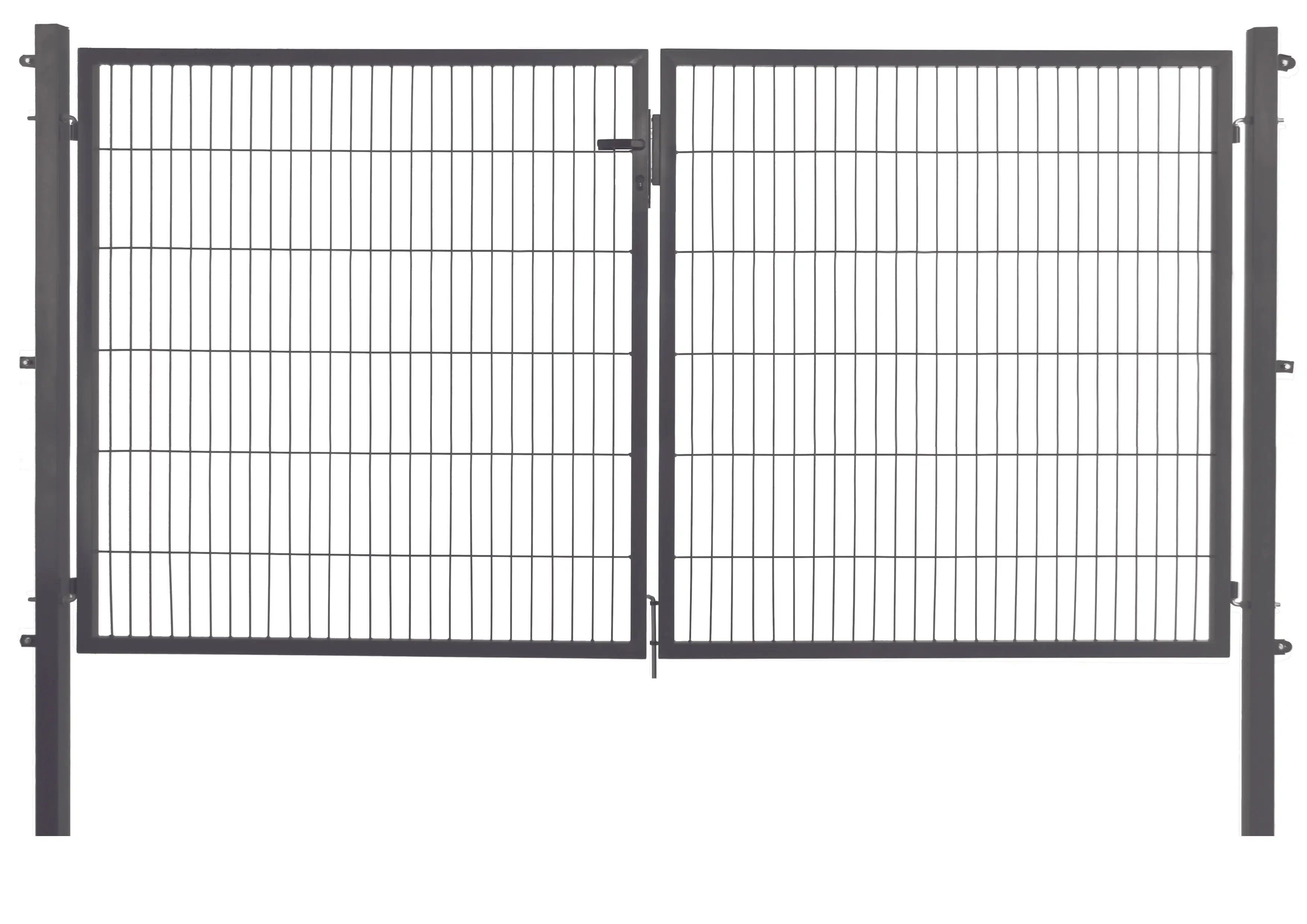 Floraworld Gartentor doppelflügelig Comfort 300 x 120 cm anthrazit