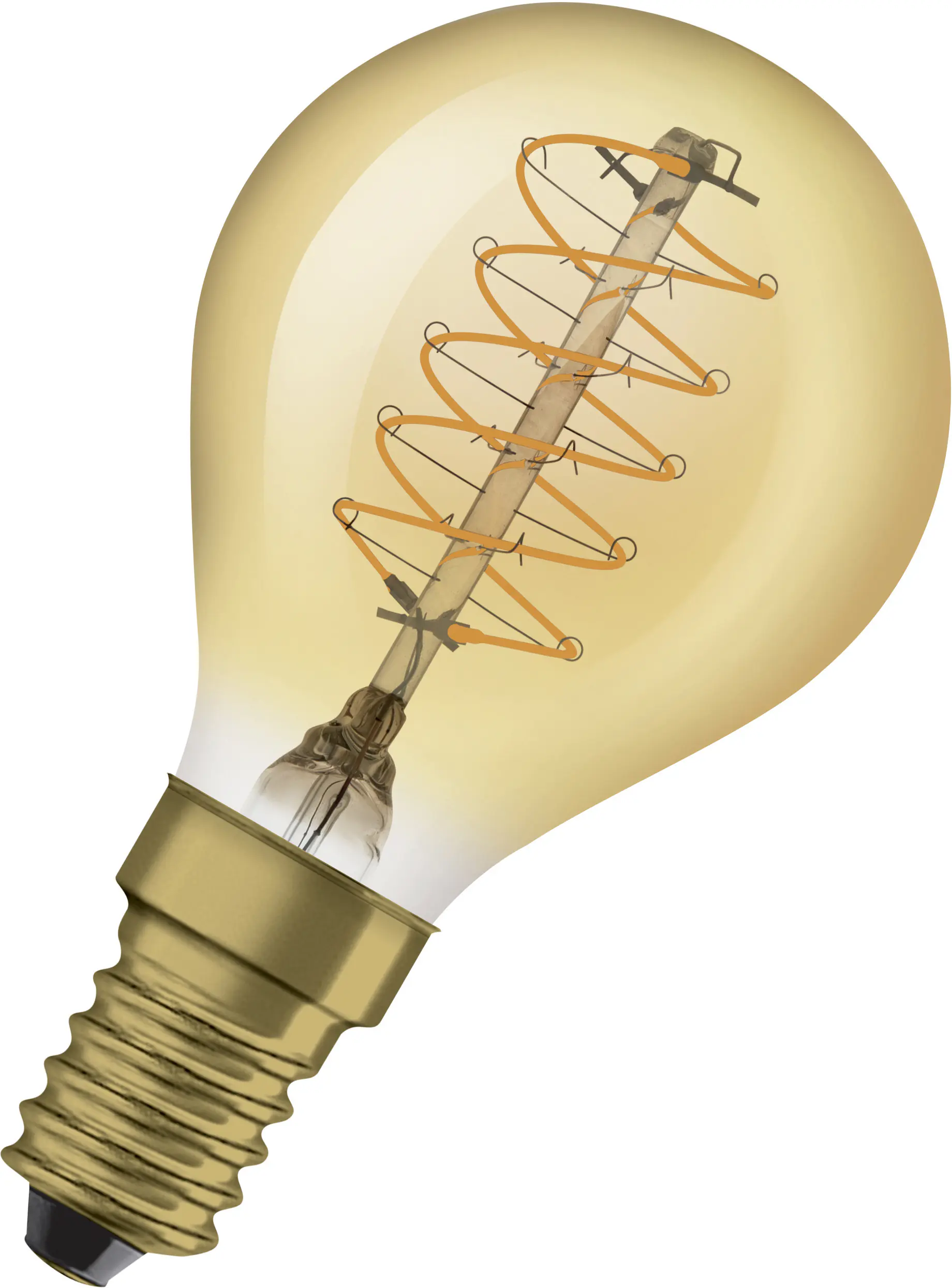 Ledvance LED Leuchtmittel Vintage 1906 P25 E14 3,4 W dimmbar amber