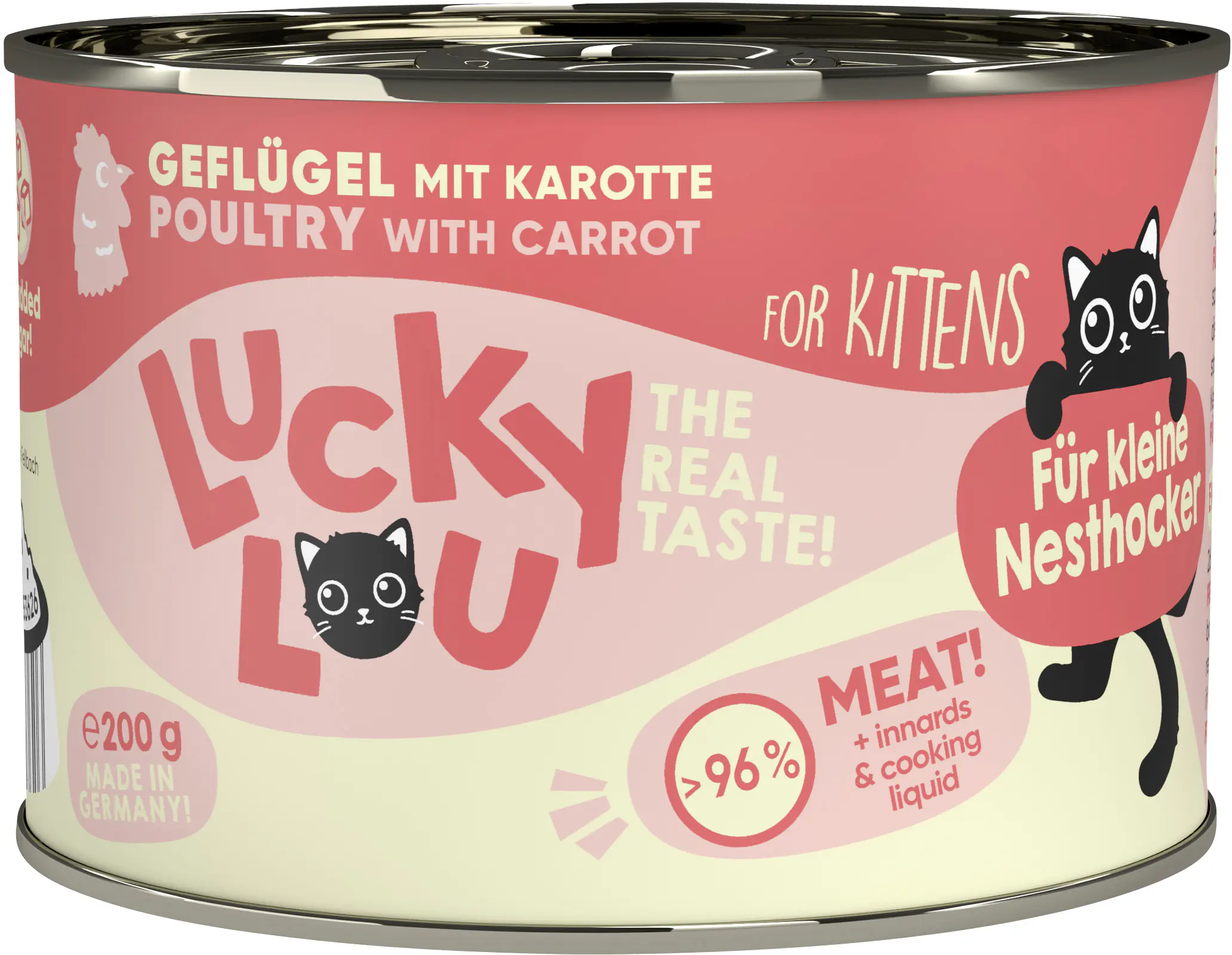 Lucky Lou Lifestage Kitten Geflügel 200g