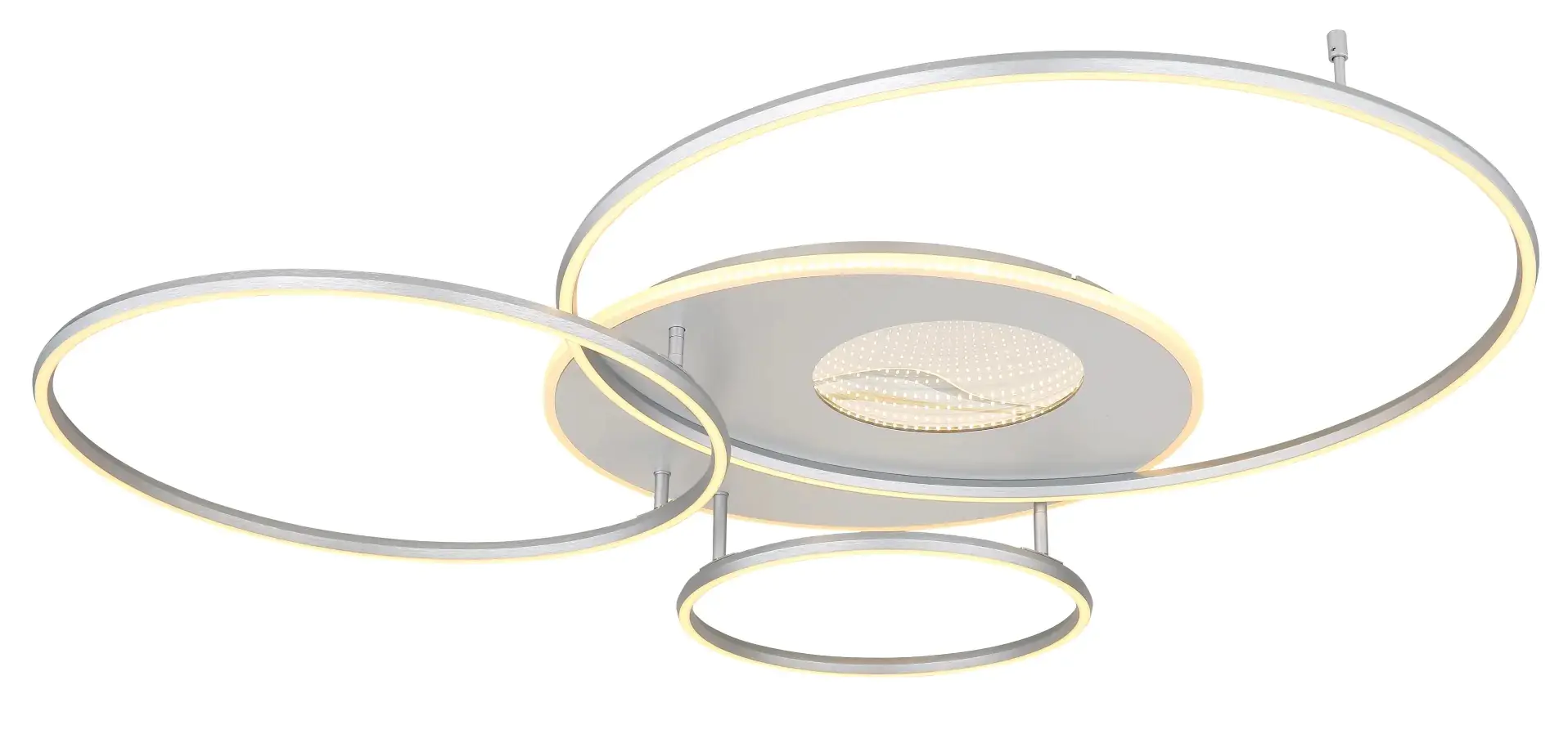 Globo LED Deckenleuchte Invertina silberfarben
