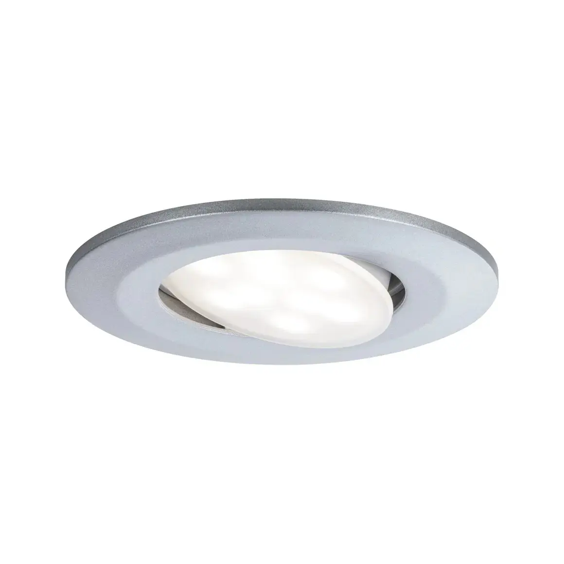 Paulmann LED-Einbauleuchte Calla Ø 9 cm neutralweiß chrom matt 10er Set
